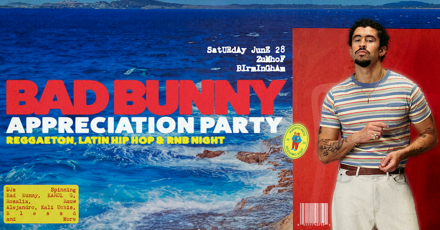 Bad Bunny: Reggaeton, Latin Hip Hop & RnB Night – Birmingham