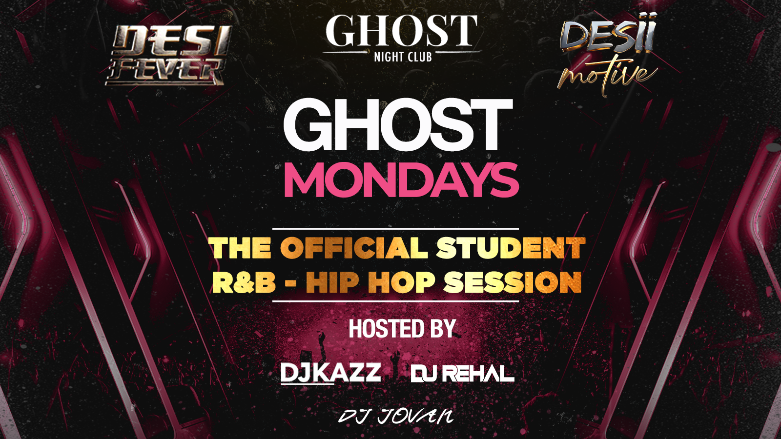 Ghost Mondays Launch Party - 28th April - The Official Student RnB ...