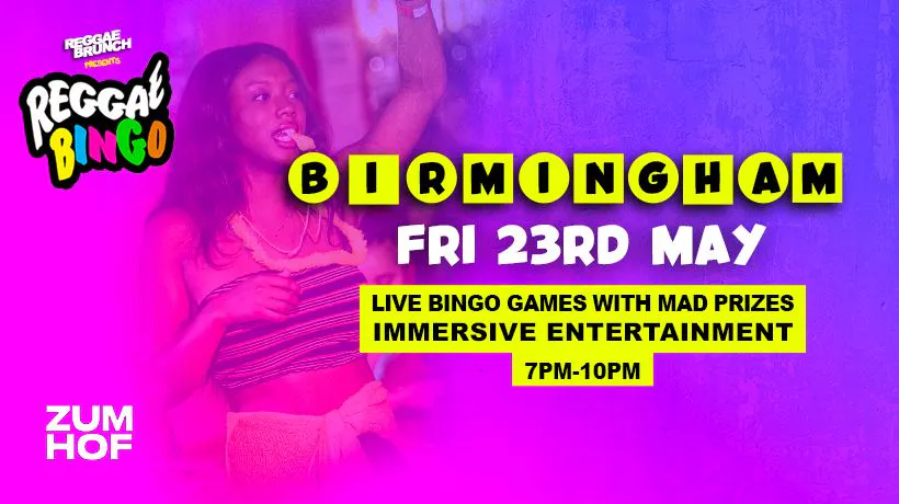 Reggae Bingo - Birmingham - Fri 23rd May (includes free afterparty) at ...