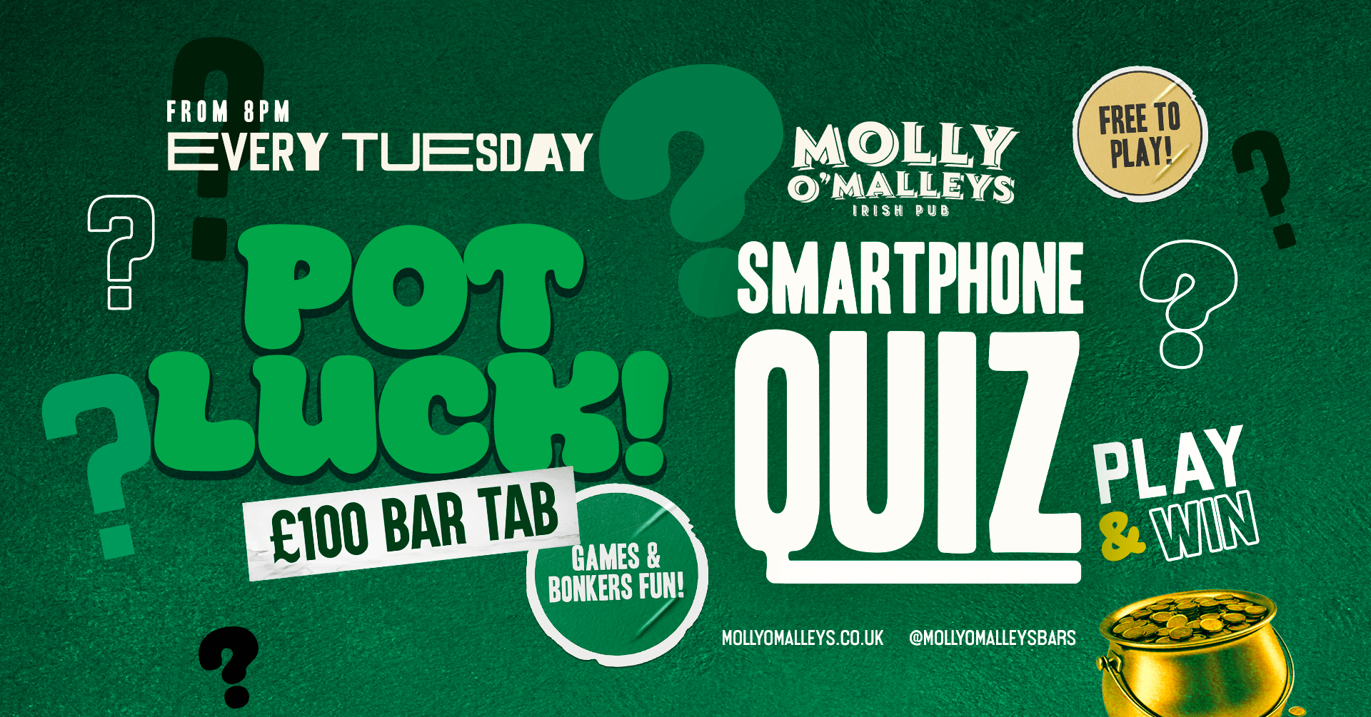 Smartphone Quiz every Tuesday IRISH THEME ☘️ Preston’s Craziest Quiz!