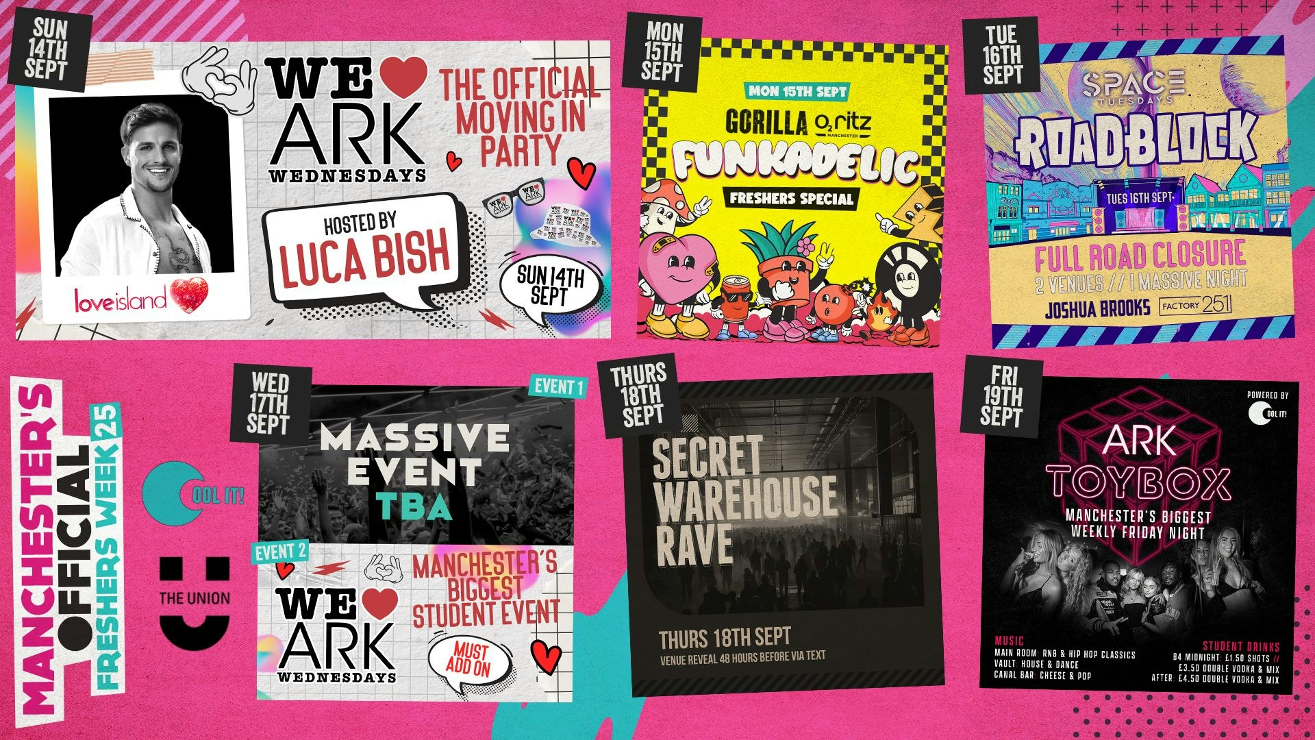 MANCHESTER MET – MMU – OFFICIAL All Access Freshers Wristband 2025 🎟️