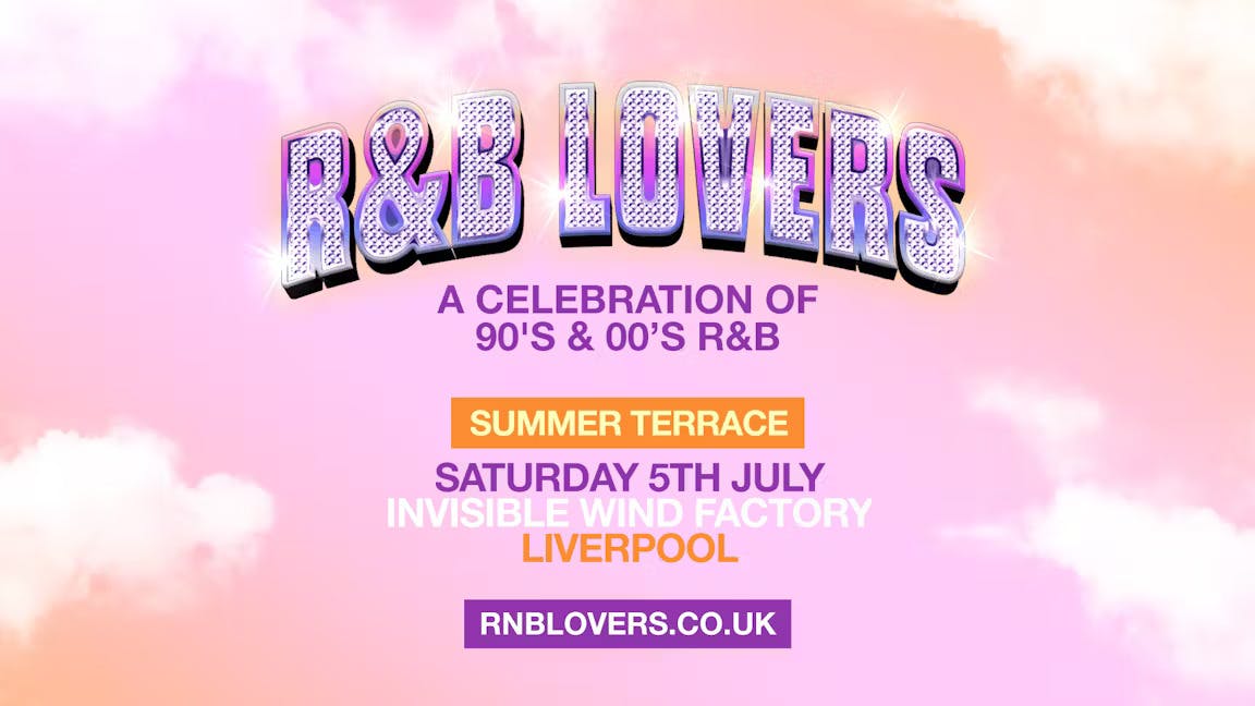 R&B Outdoor Terrace Party – Saturday 5th July – Invisible Wind Factory [TICKETS ON SALE NOW!]