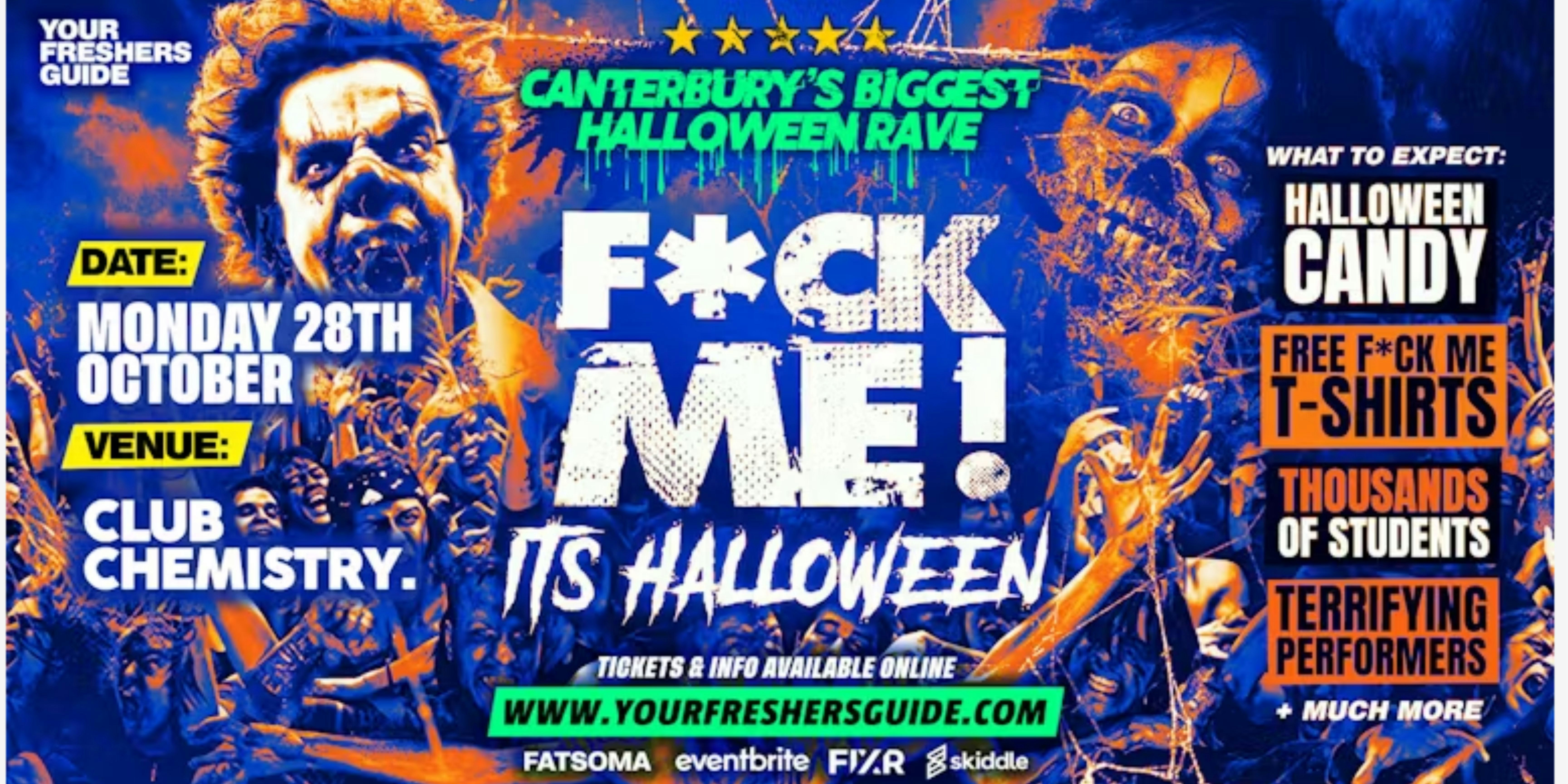 F*CK ME It’s Halloween | Canterbury Freshers 2025