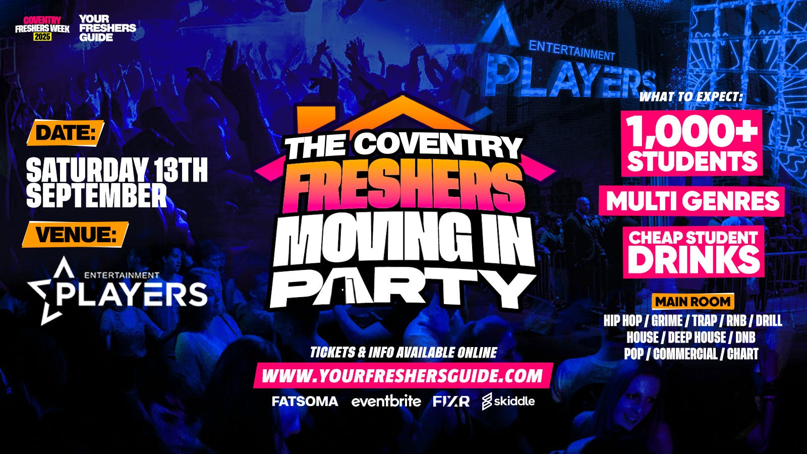 Freshers Moving in Party | Coventry Freshers 2025