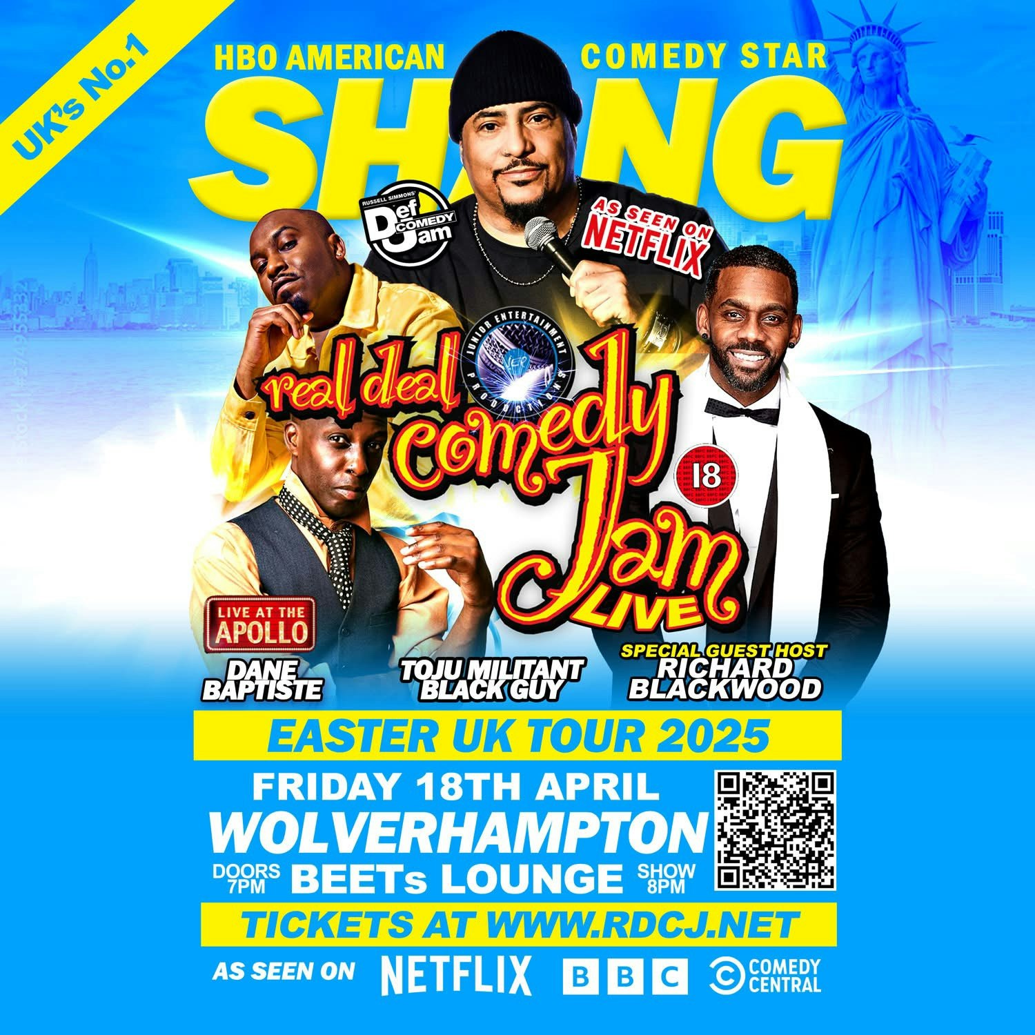 Wolverhampton Real Deal Comedy Jam Easter Special
