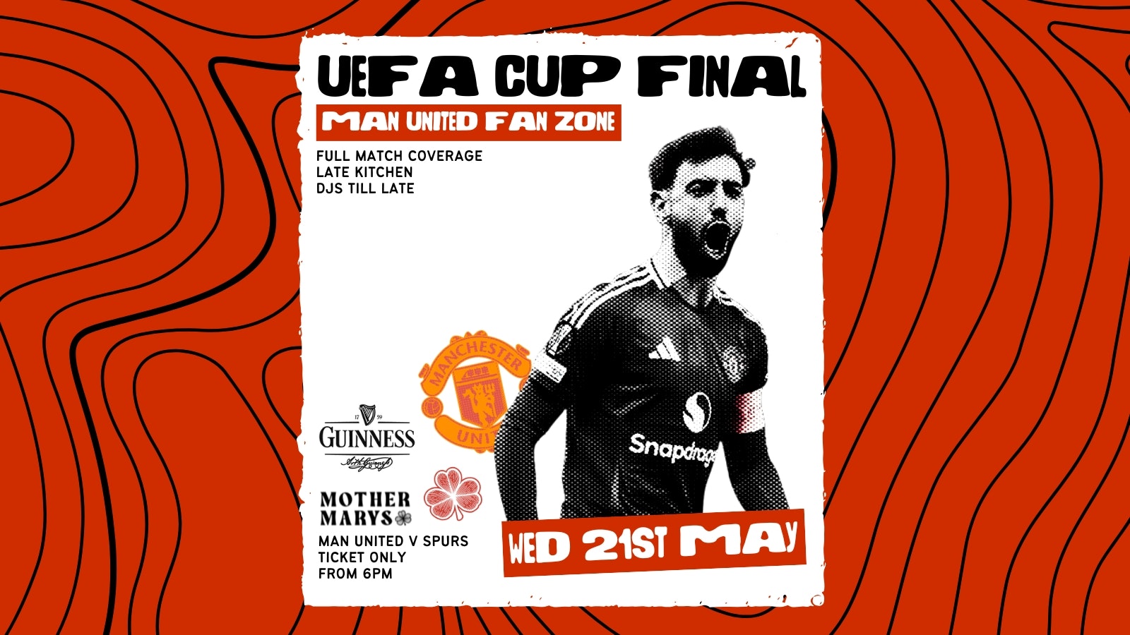 UEFA CUP FINAL: MAN UNITED FAN ZONE