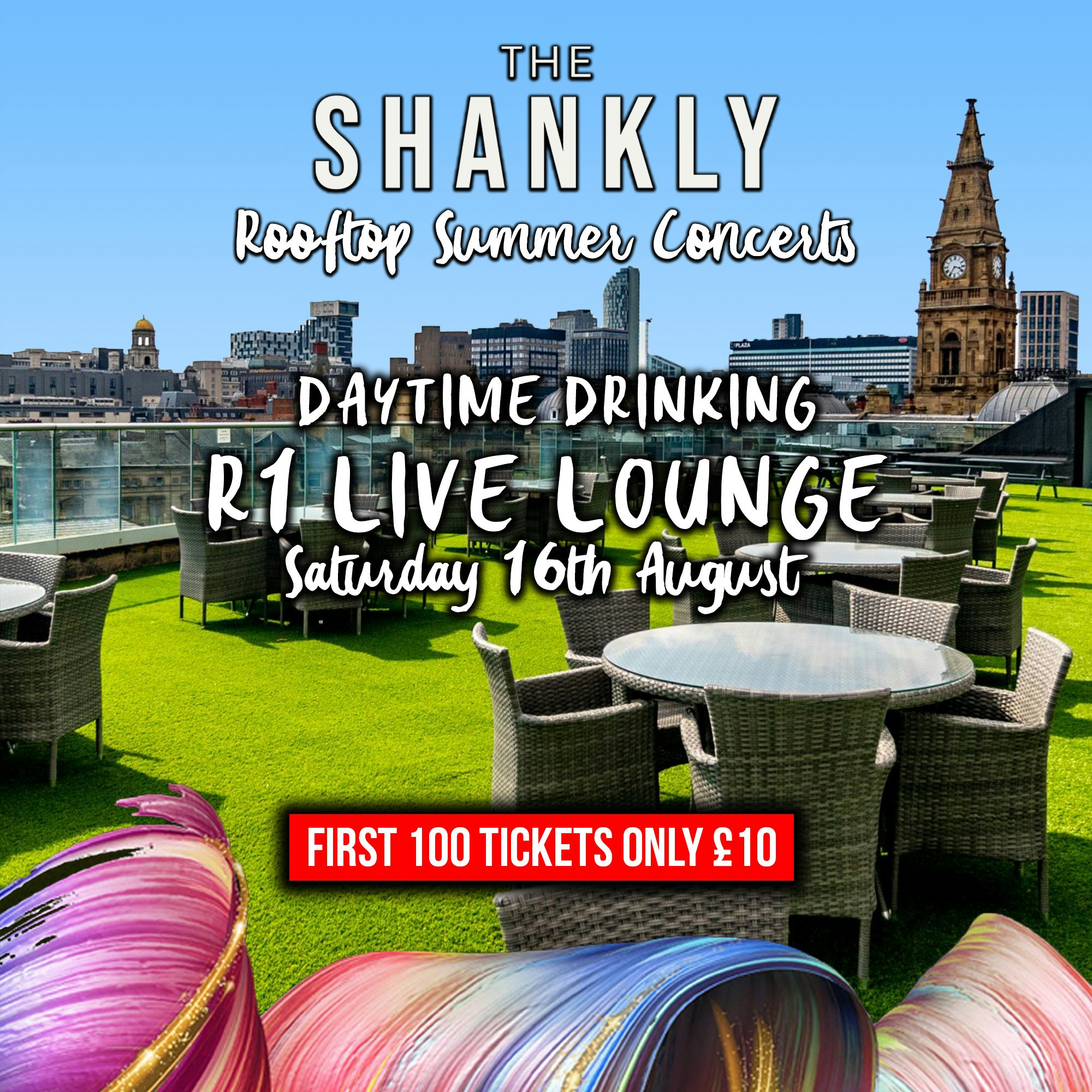 Rooftop Daytime Drinking – R1 Live Lounge Sessions