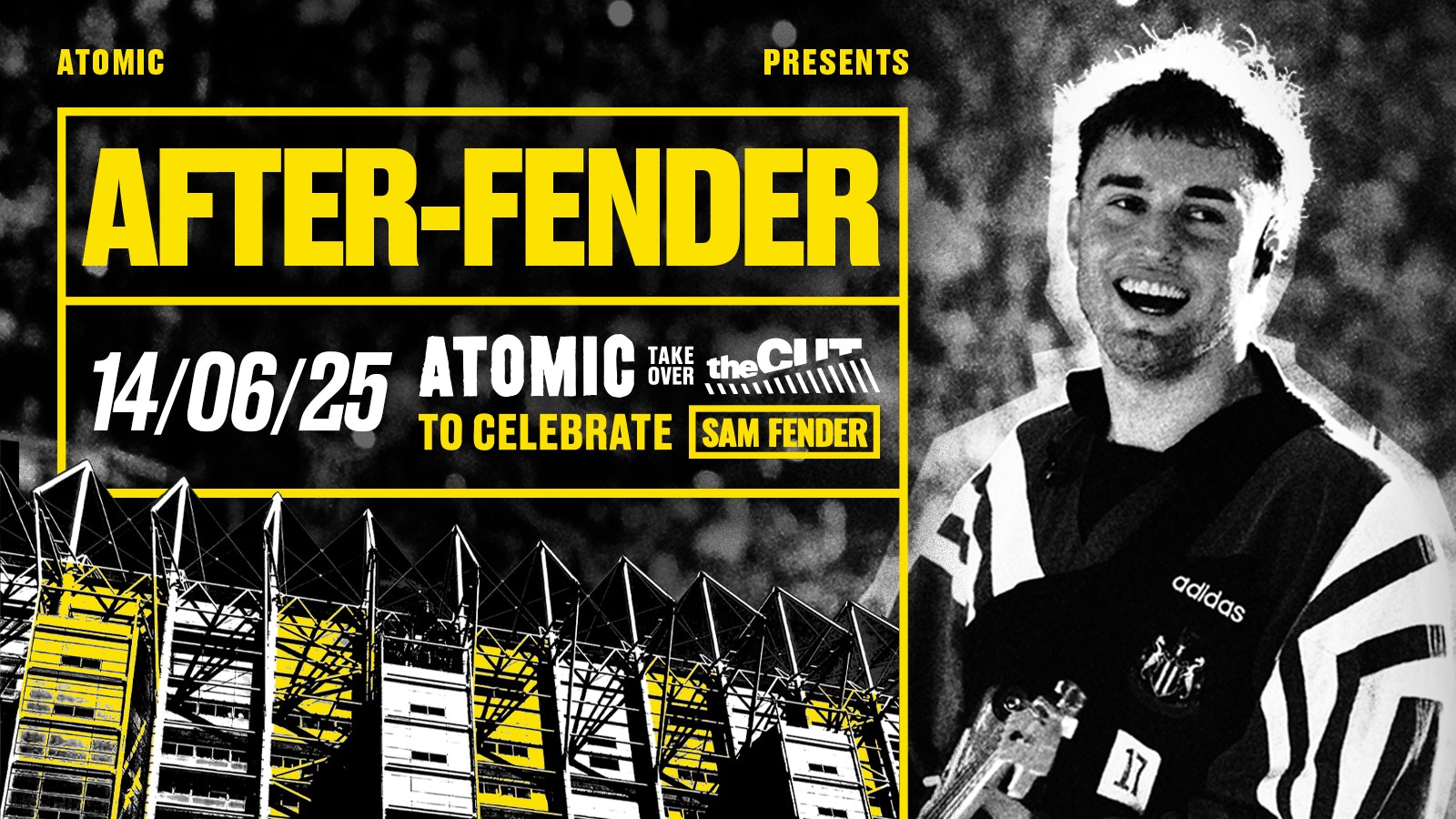 ATOMIC • AFTER-FENDER • Sat 14th June