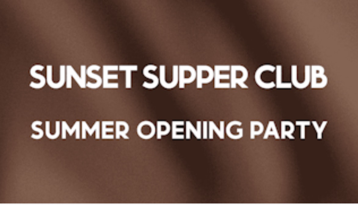 Summer Opening – Sunset Supper Club @Nao