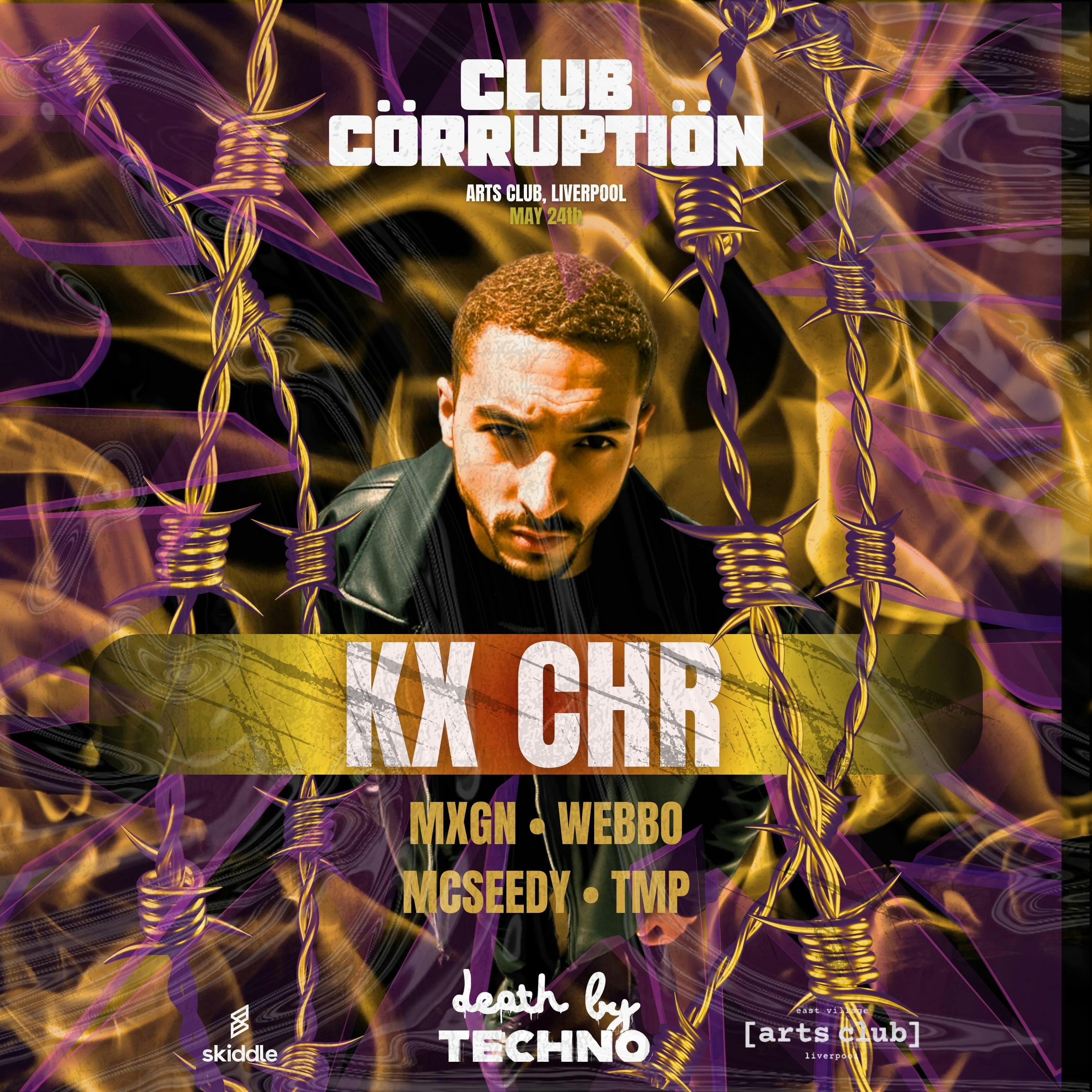 Death By Techno Presents KX-CHR (Liverpool)