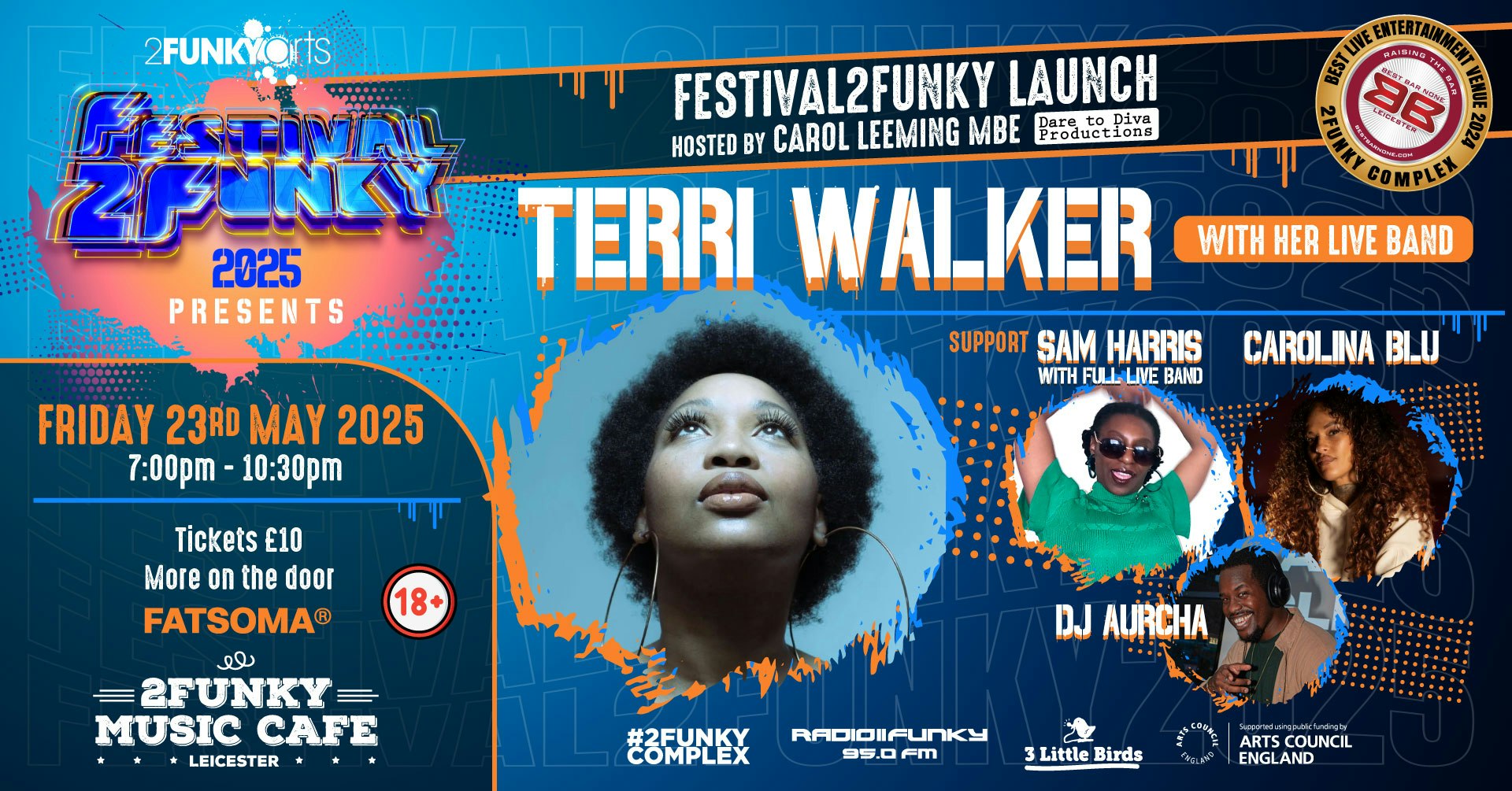 Terri Walker @ Festival2Funky Launch 2025
