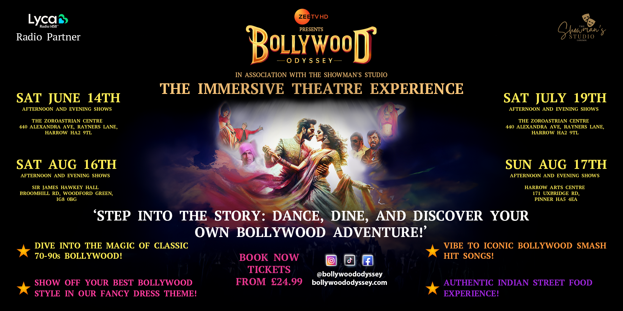 Bollywood Odyssey : The Immersive Experience – Harrow ** Paid Promotion **