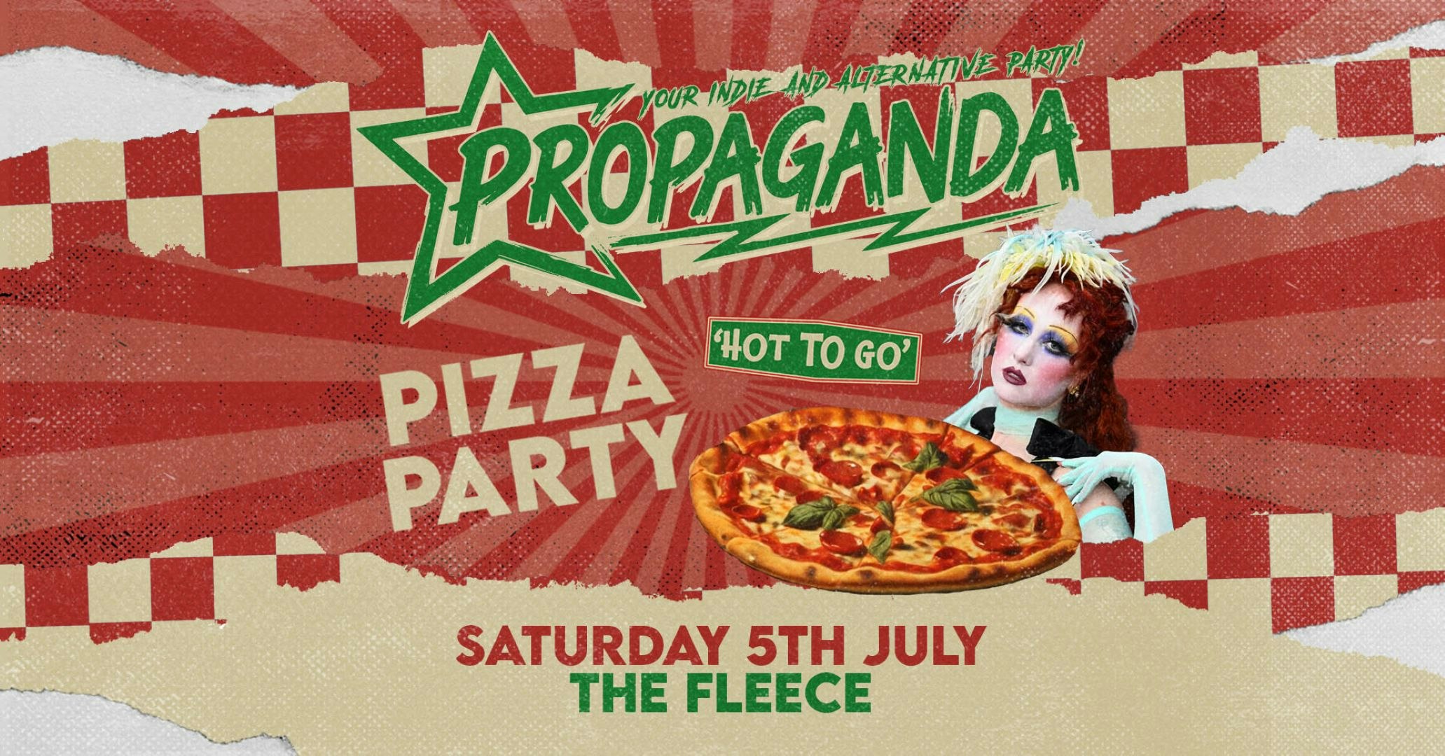 Propaganda Bristol – Hot To Go Pizza Party!