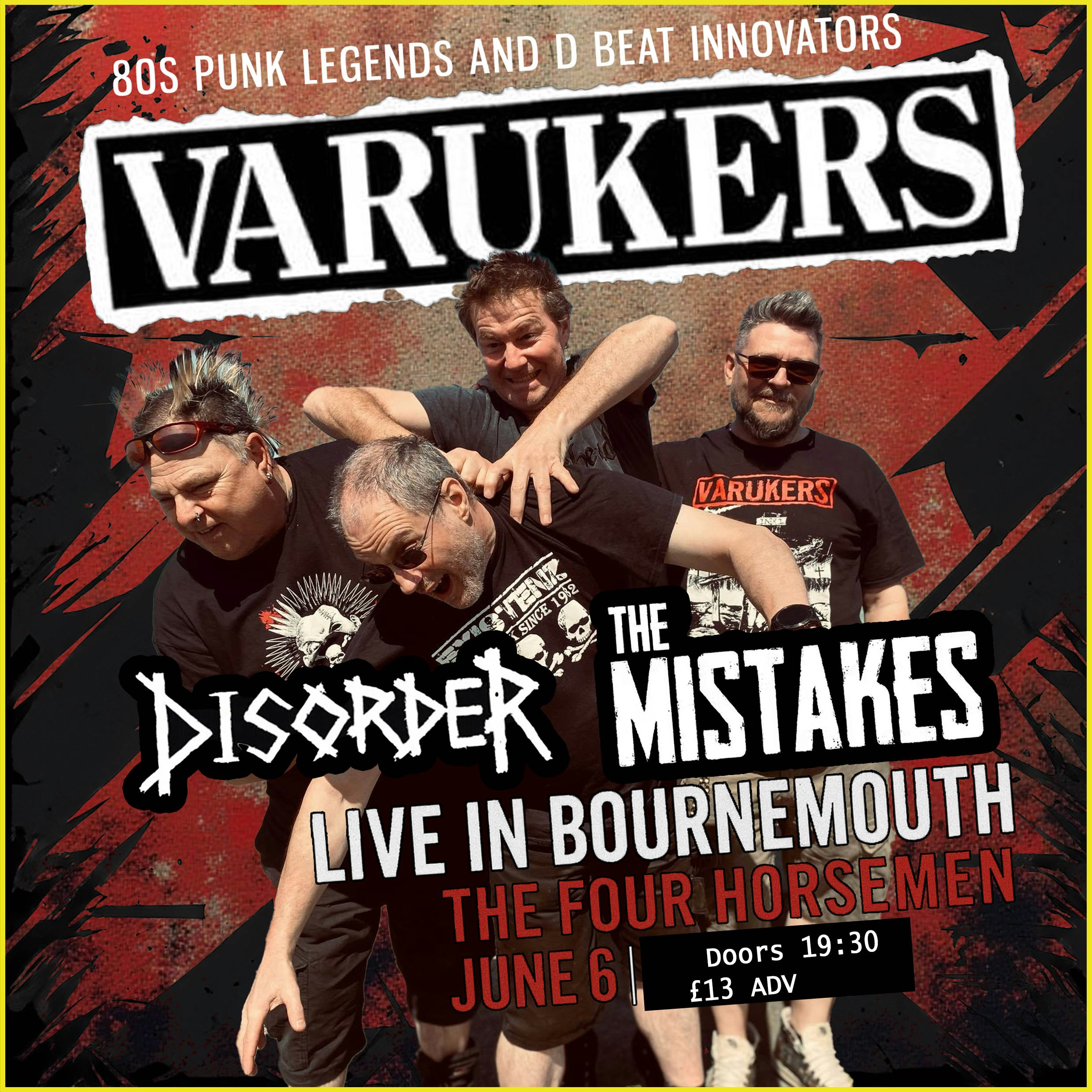 The Varukers / Disorder / The Mistakes