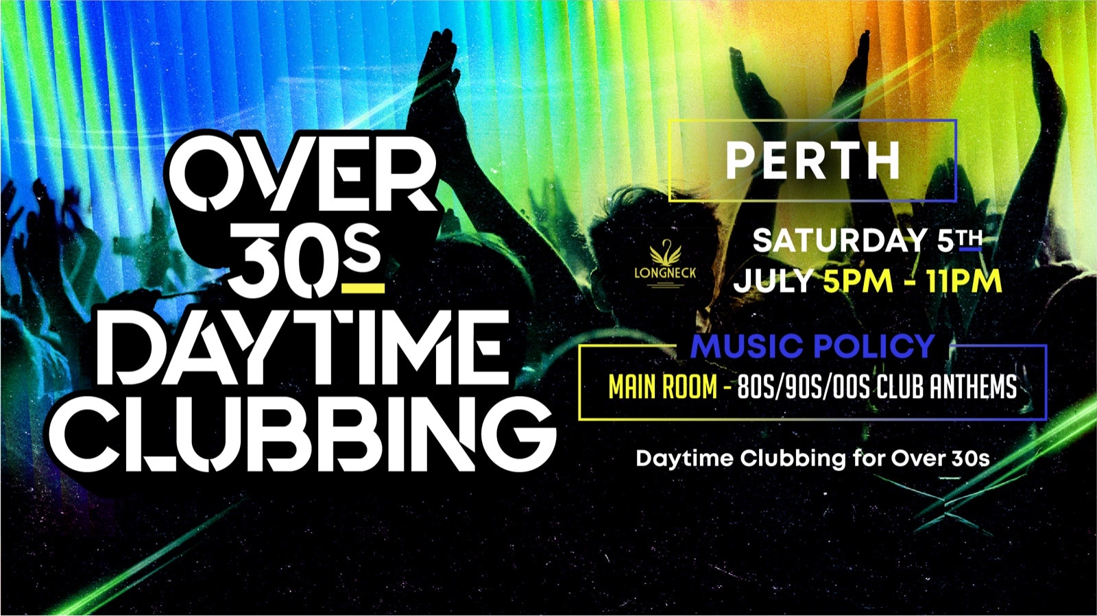 OVER 30’s DAY TIME CLUBBING : PERTH 🇦🇺 🥳