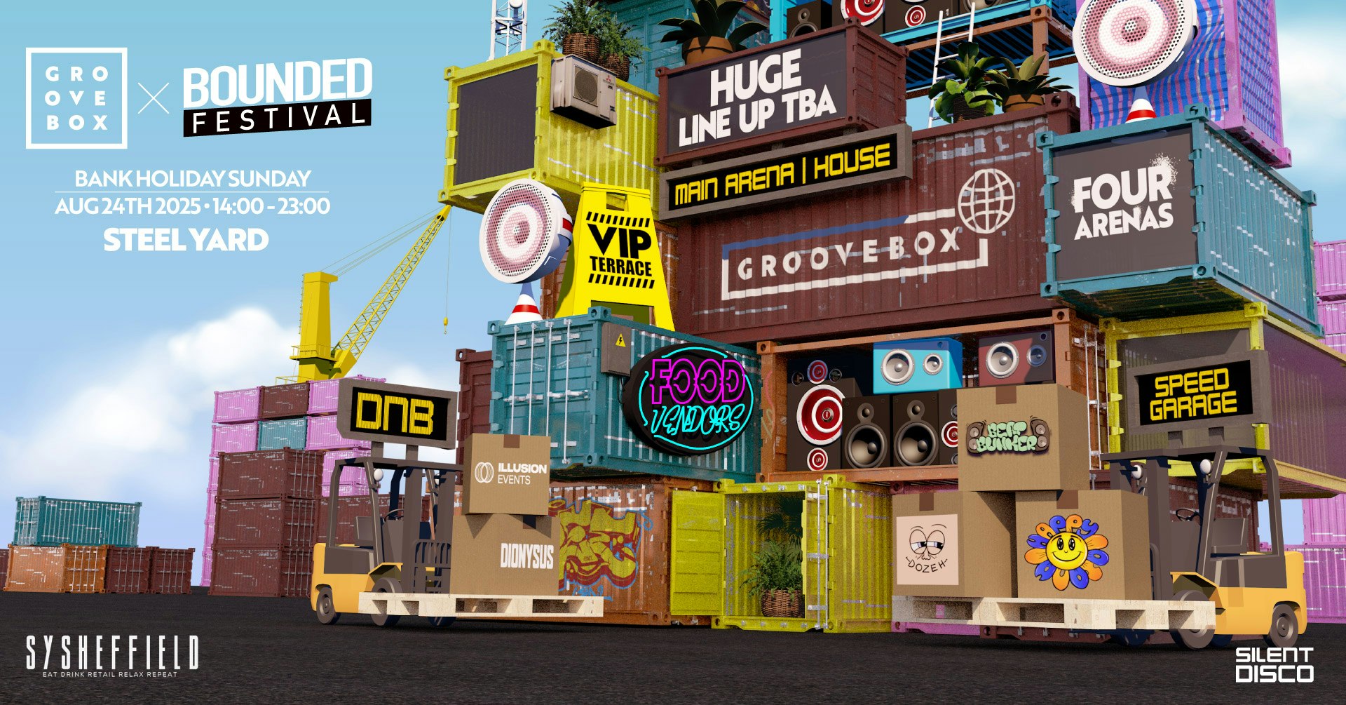 ROSSI, L.P. RHYTHM + MORE | Groovebox X Bounded Festival | Steelyard Sheffield