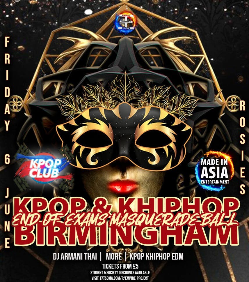 BIRMINGHAM Oriental End Of Year KPop Club Night with DJ ARMANI THAI ...