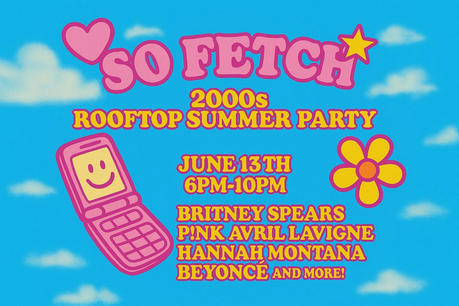 So Fetch – 2000s Rooftop Summer Party (Plymouth)