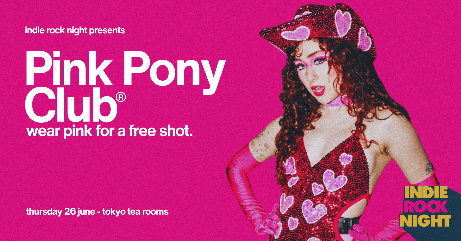 Indie Rock Night ∙ PINK PONY CLUB *3 £3 TICKETS LEFT*