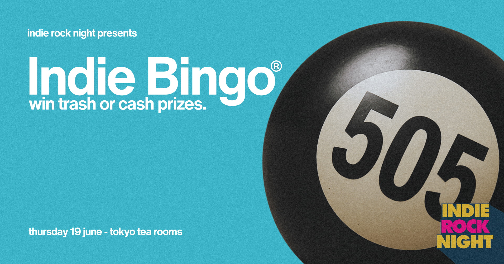 Indie Rock Night ∙ INDIE BINGO *6 £2 TICKETS LEFT*