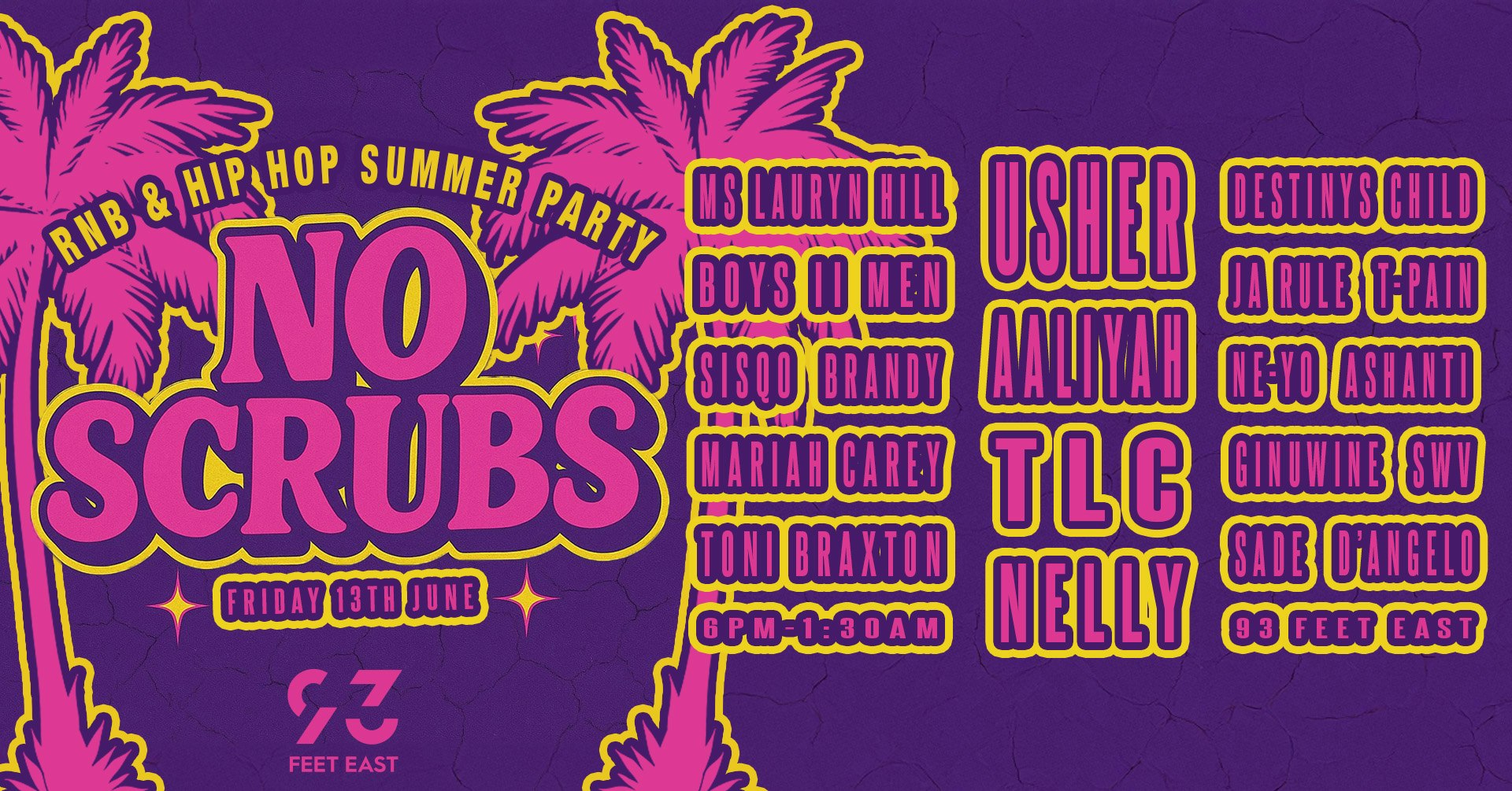 No Scrubs: 90s & 00s R&B Summer Terrace Party (London)