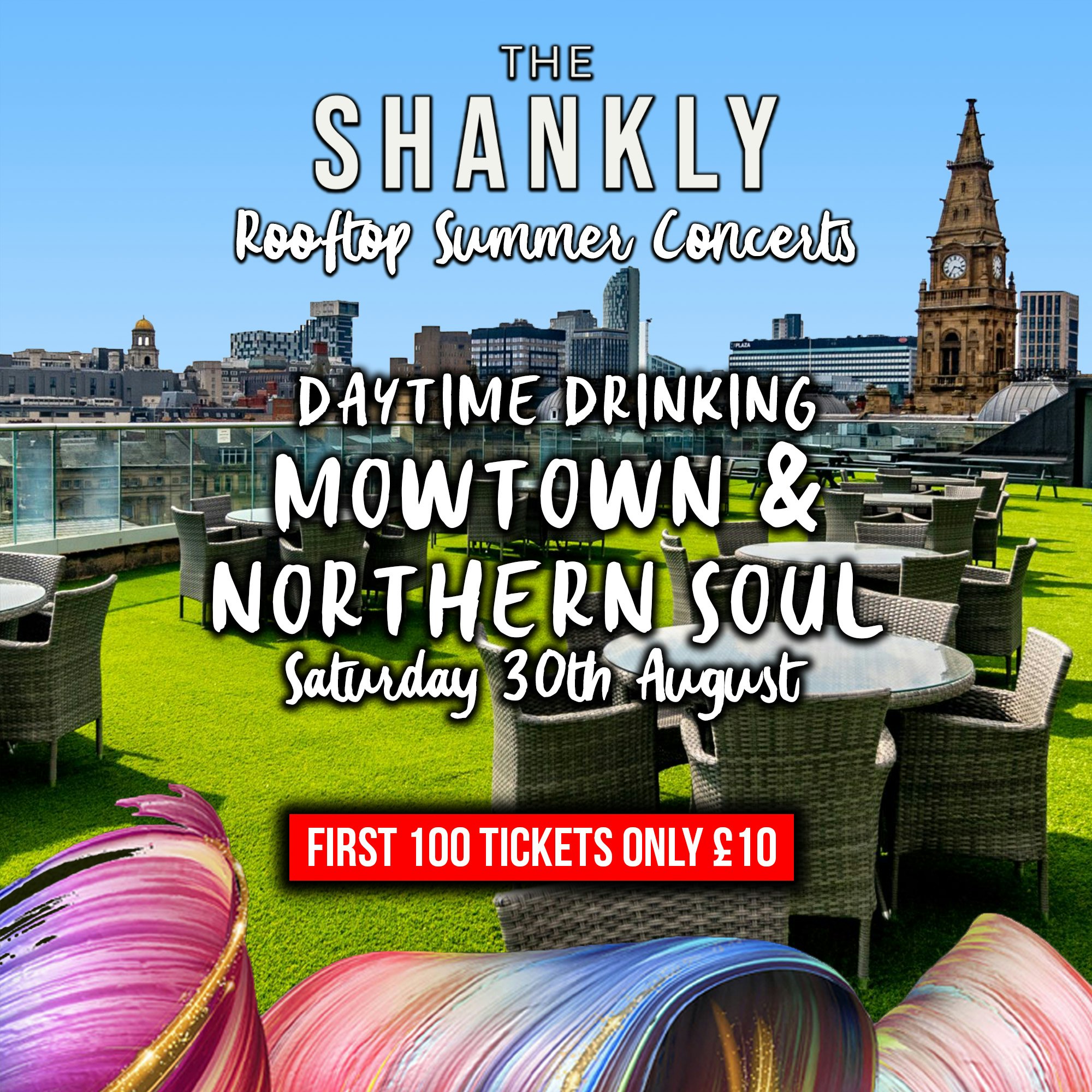 Rooftop Daytime Drinking – Motown & Northern Soul