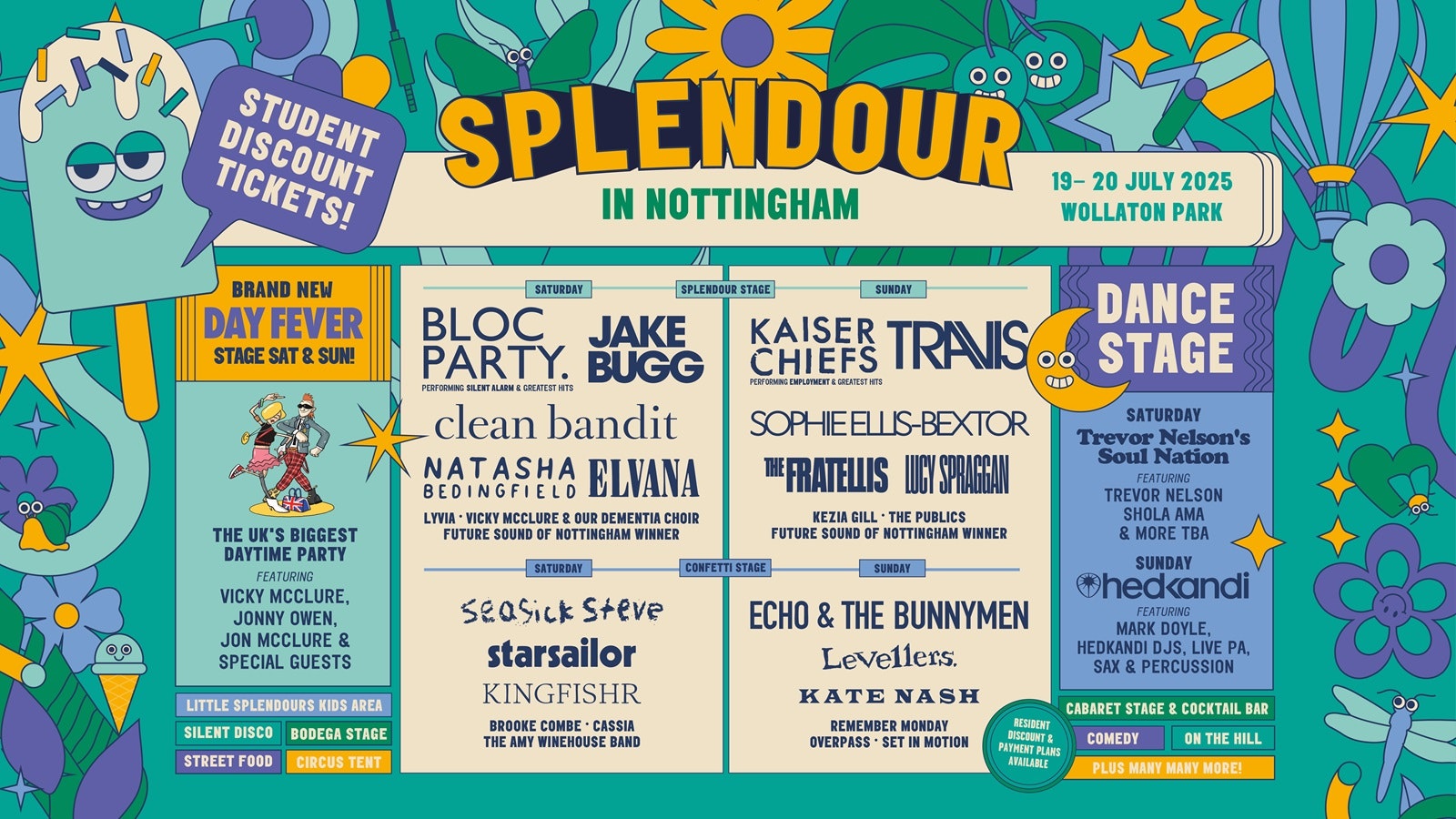 Splendour Festival Nottingham – Student Only 70% Discount – Day Tickets