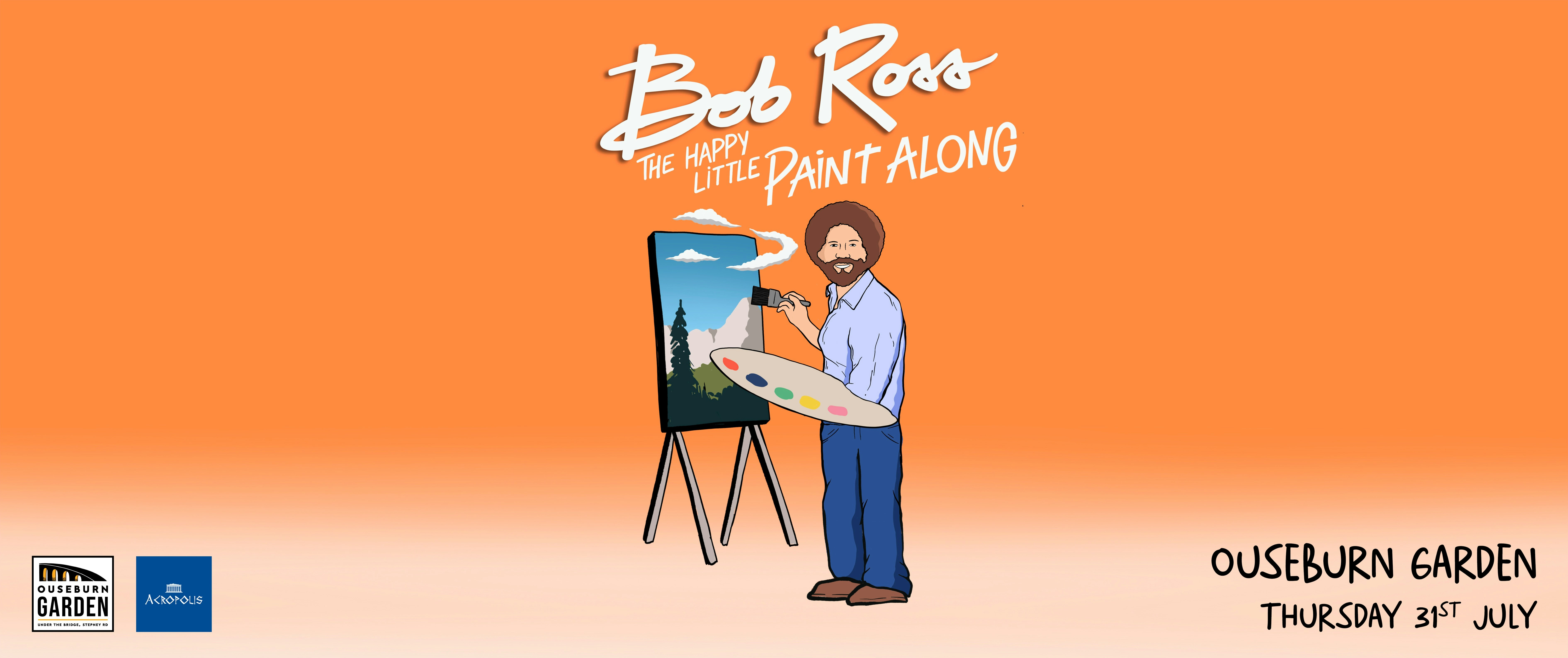 The Happy Little Paint Along with Bob Ross