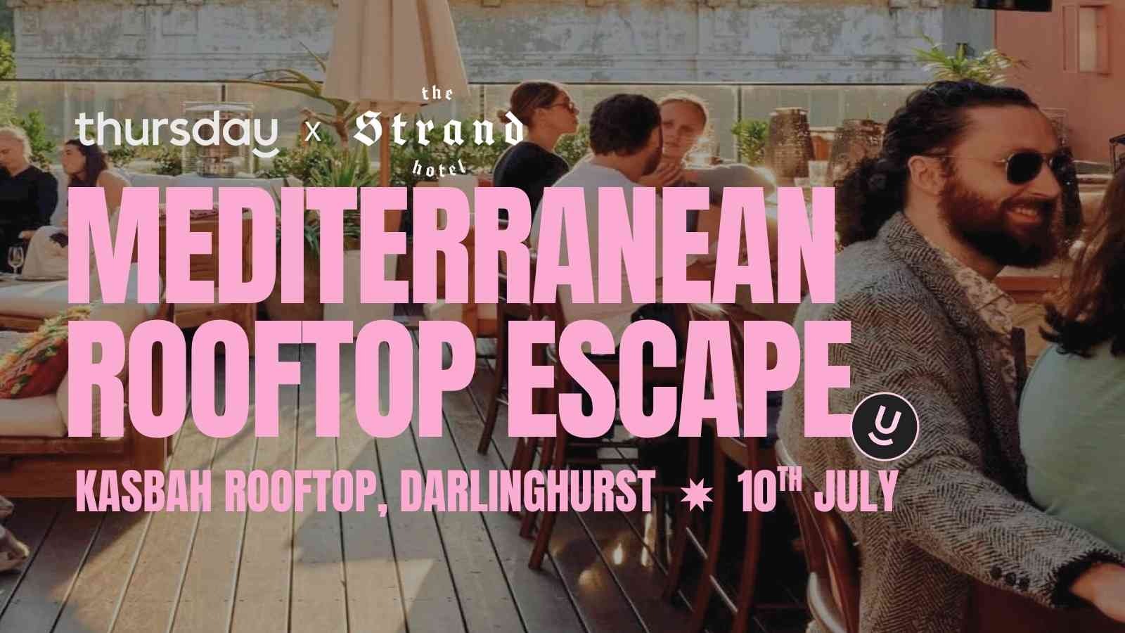 Thursday | Kasbah Rooftop (ages 24-48) | Darlinghurst