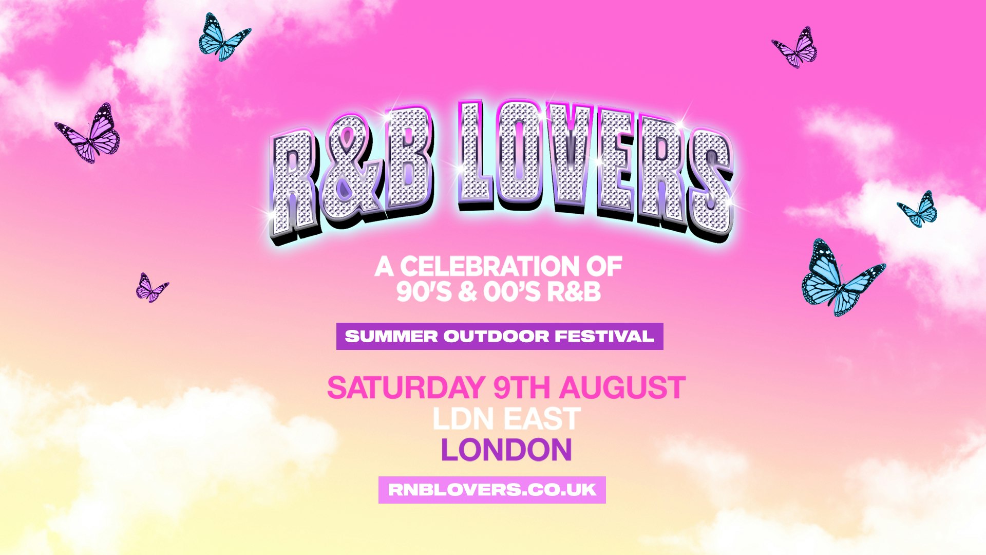 R&B Lovers Summer Open Air Festival – Saturday 9th Aug – LDN East [TICKETS ON SALE NOW!]