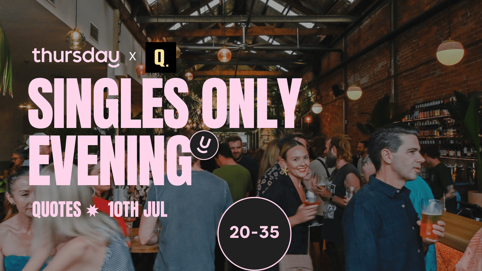 Thursday | Sipping & Mingling at Quotes (20-35) | Antwerp