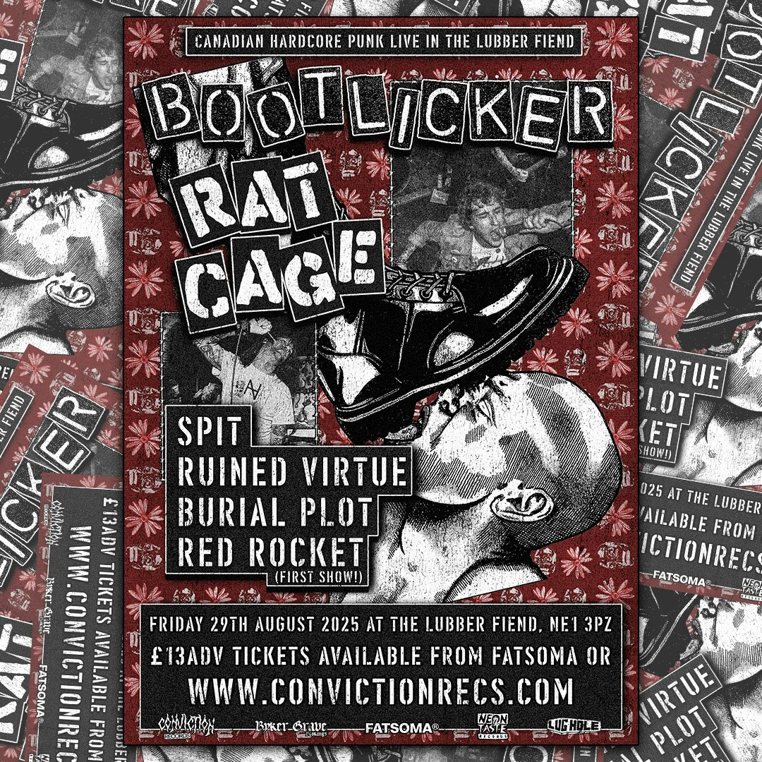 BOOTLICKER / RAT CAGE & More @ The Lubber Fiend 29.08.25