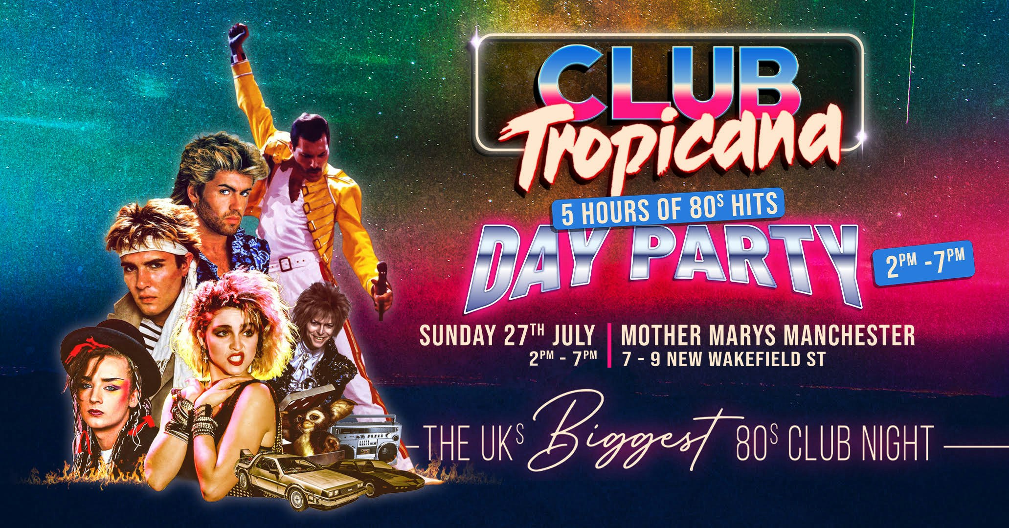 CLUB TROPICANA – 80s Day Party!