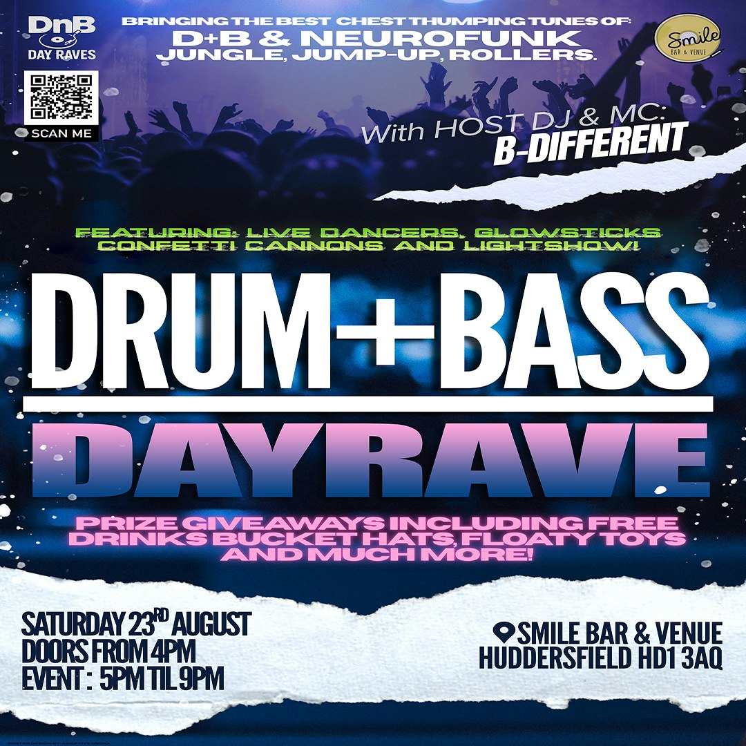 🔥 DnB Day Rave – Huddersfield’s Ultimate Drum & Bass-Driven Day Party! 🔥
