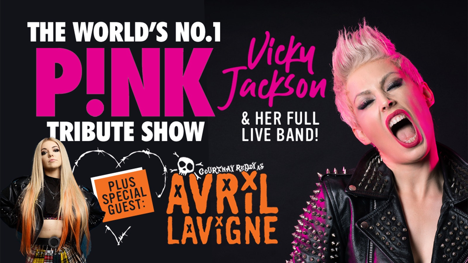 💗 P!NK PARTY LIVE – starring VICKY JACKSON + her live band + SPECIAL GUEST Avril Lavigne tribute!