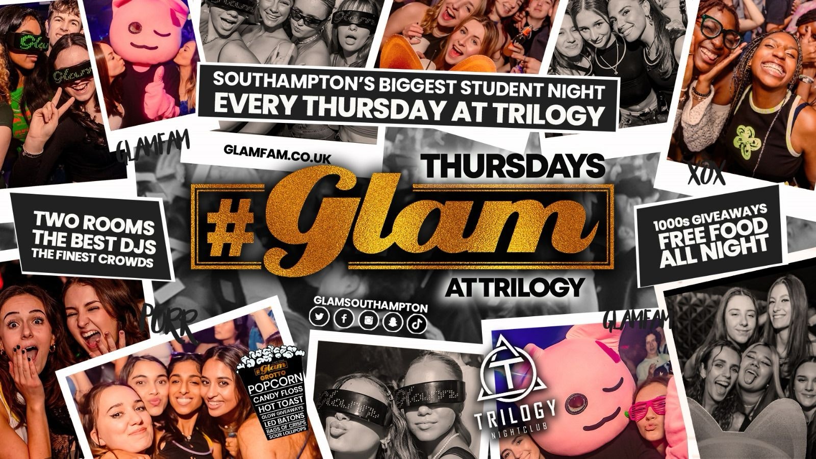 Glam Thursdays | Southampton’s Biggest Week Night 😻