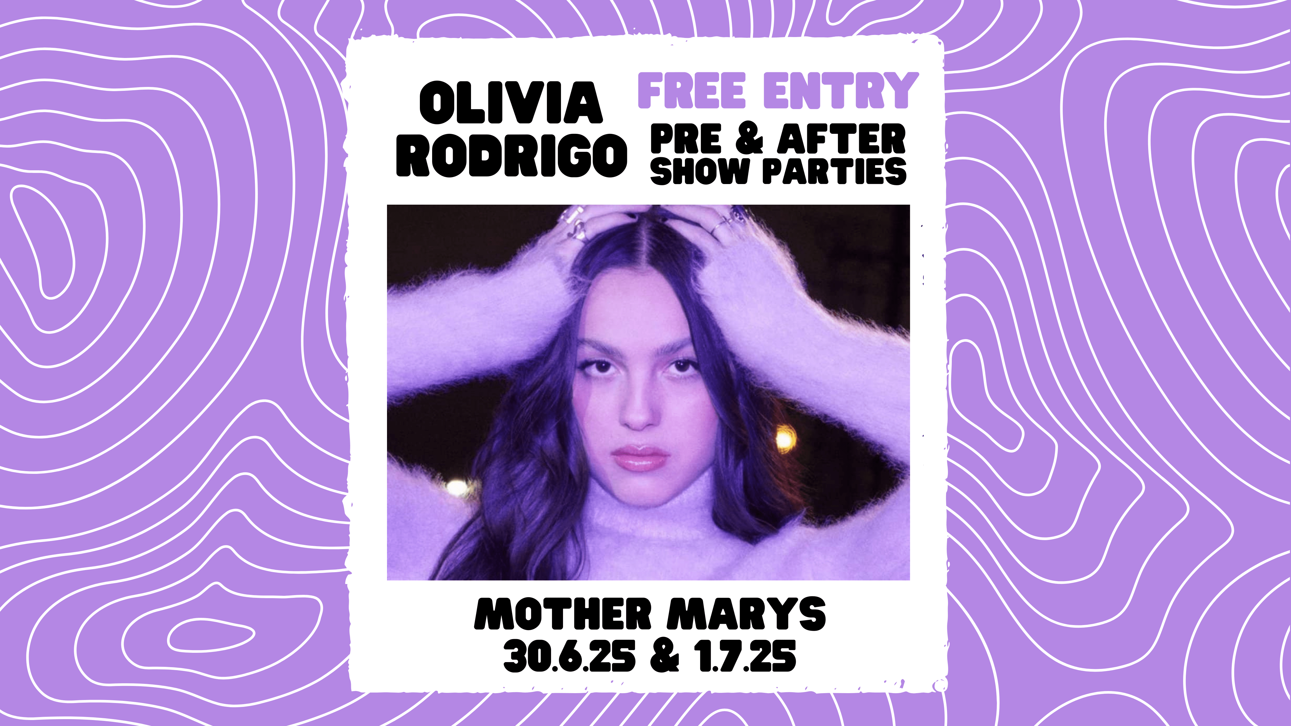 OLIVIA RODRIGO – Pre Show & After Show Parties