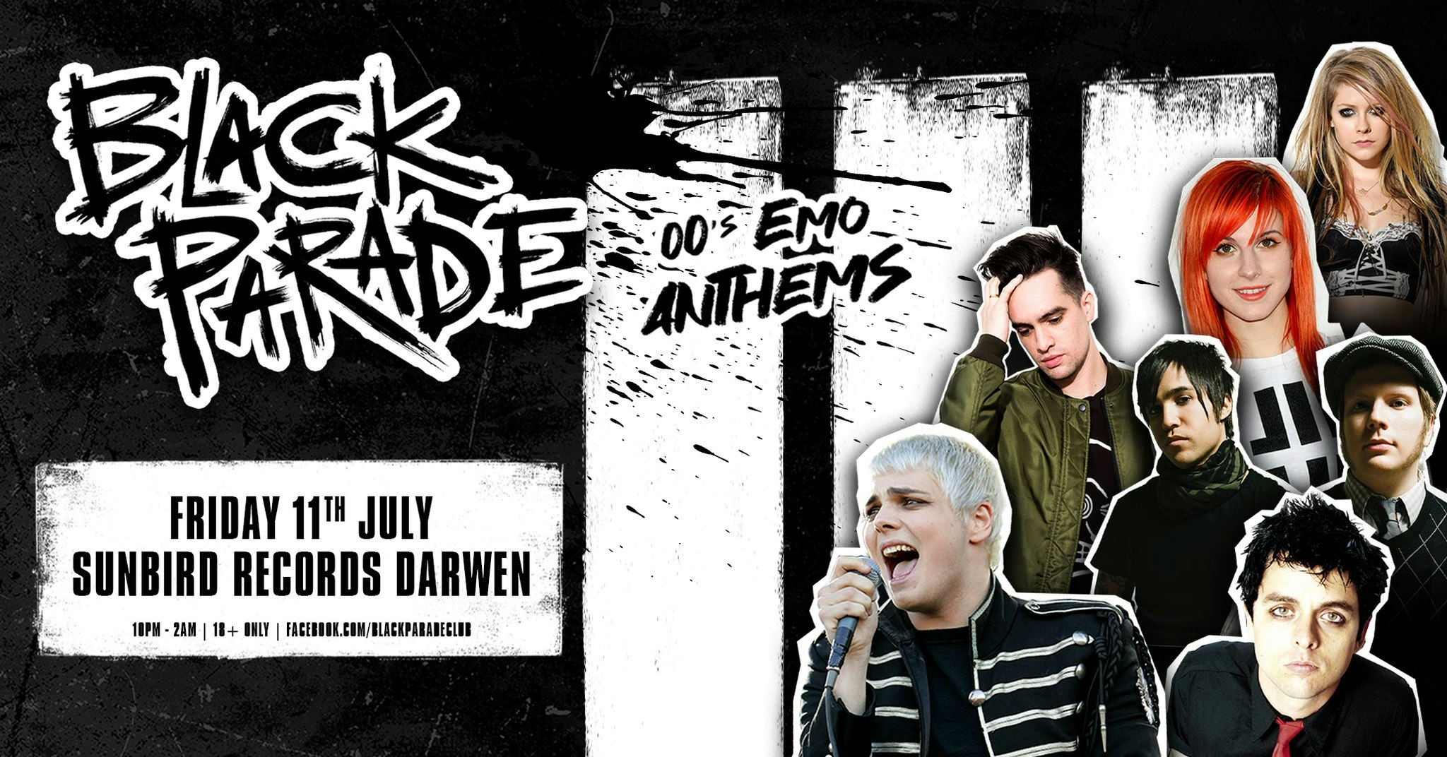 Black Parade – 00’s Emo Anthems – Friday 11th July 2025 | Sunbird Records, Darwen