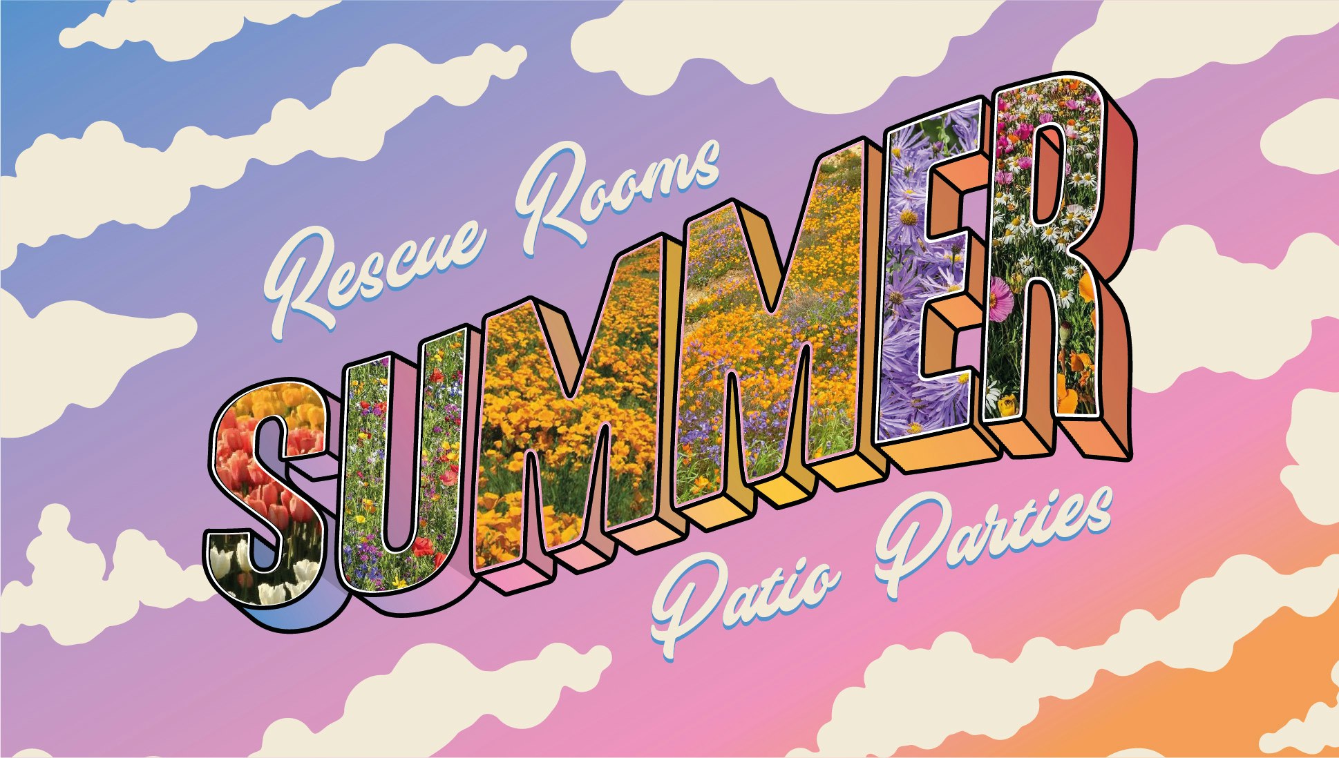 Rescue Rooms Summer Patio Parties 🌞 Sign-up for free tickets!