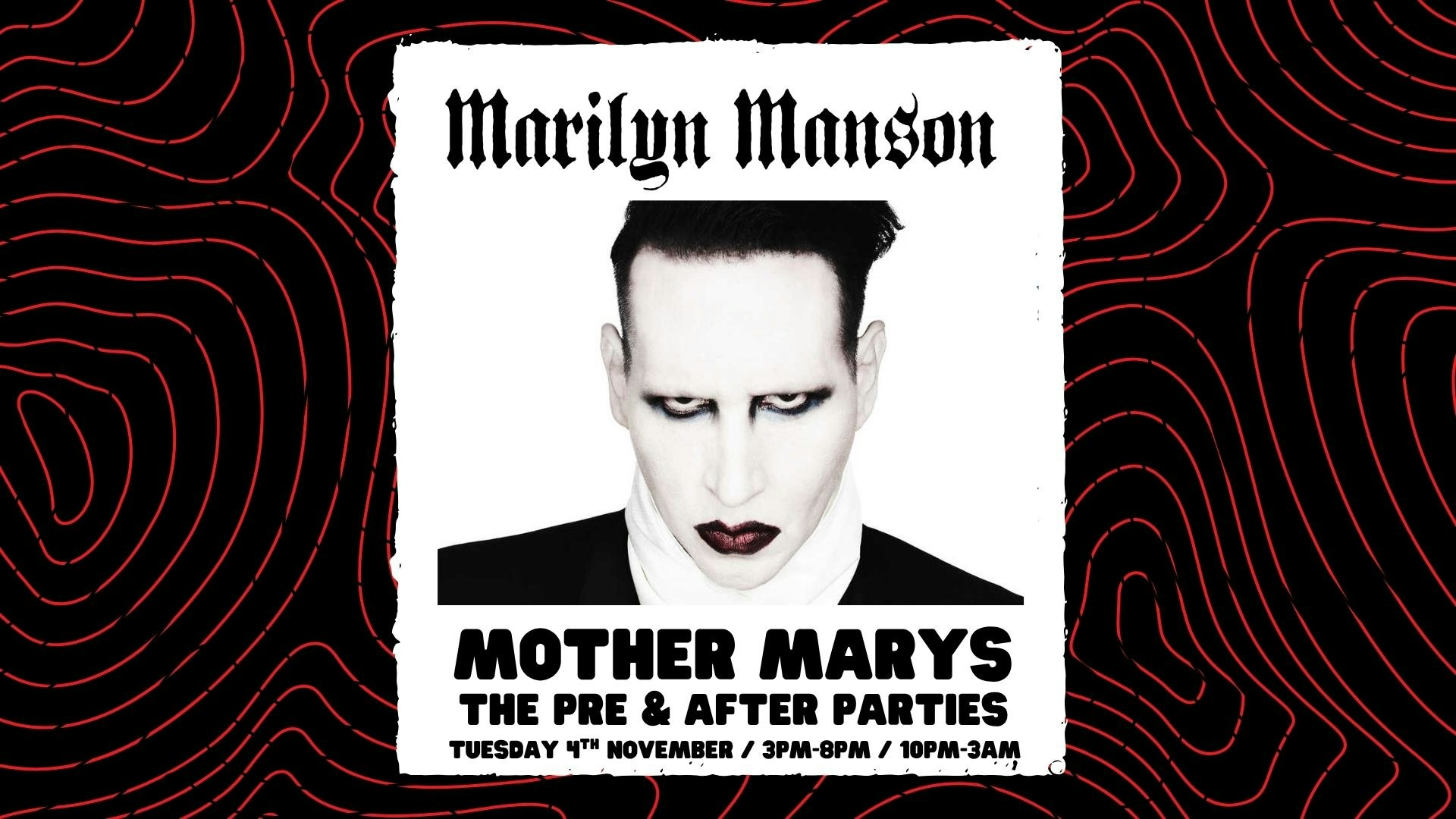 Marilyn Manson : Pre & Aftershow