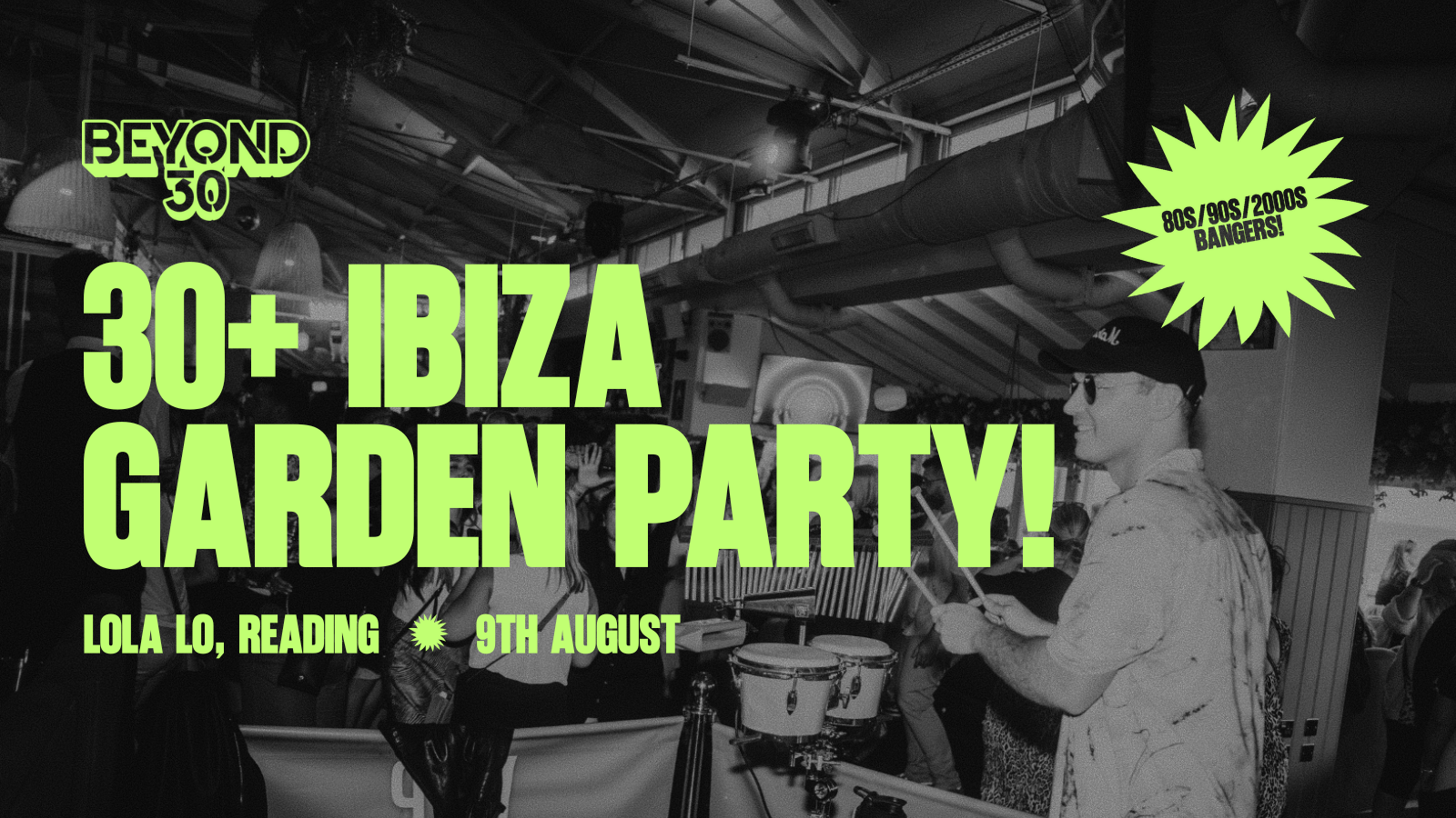 OVER 30s SUMMER GARDEN PARTY – READING 🌞
