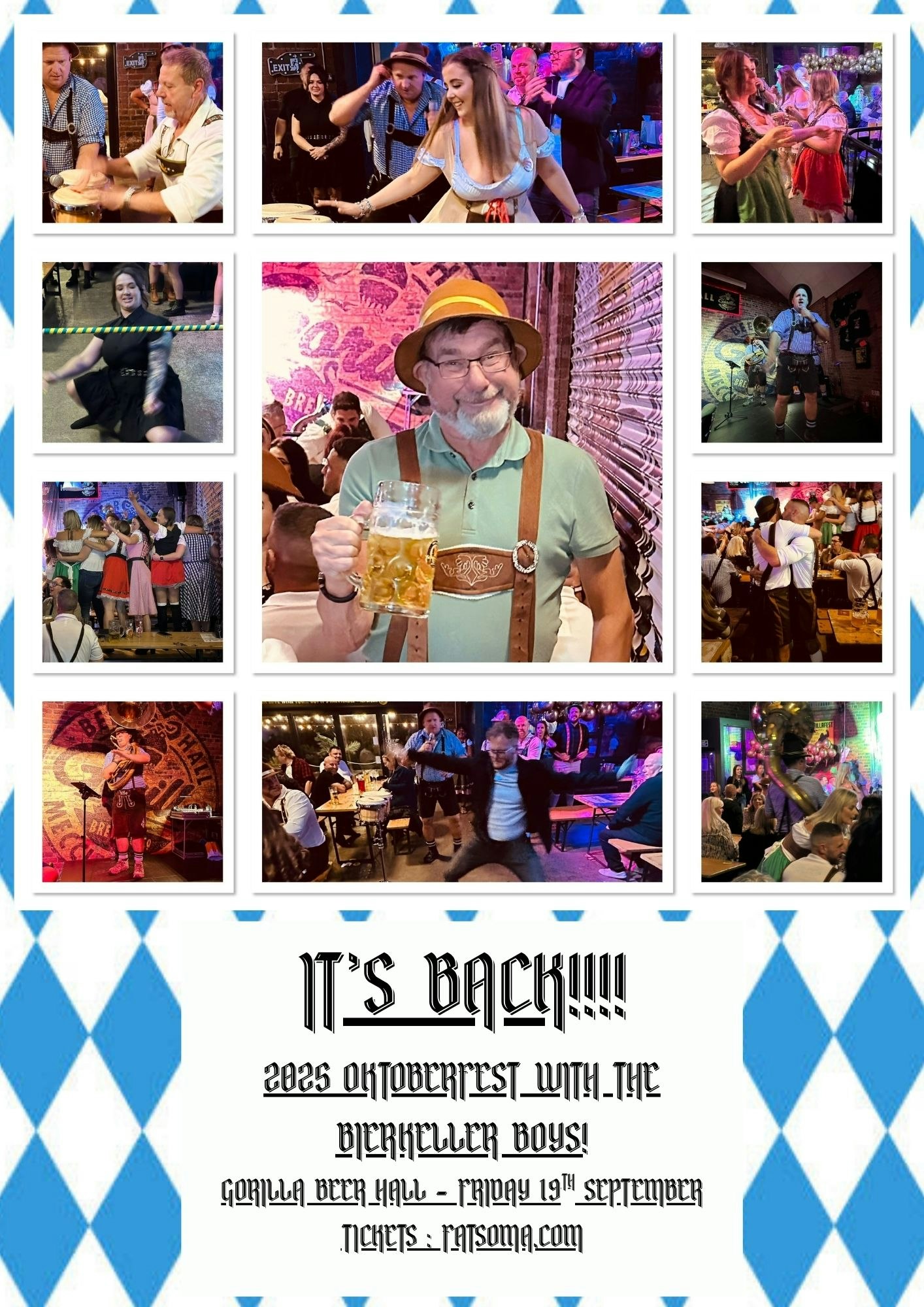 OKTOBERFEST 2025 – WITH THE BIERKELLER BOYS!