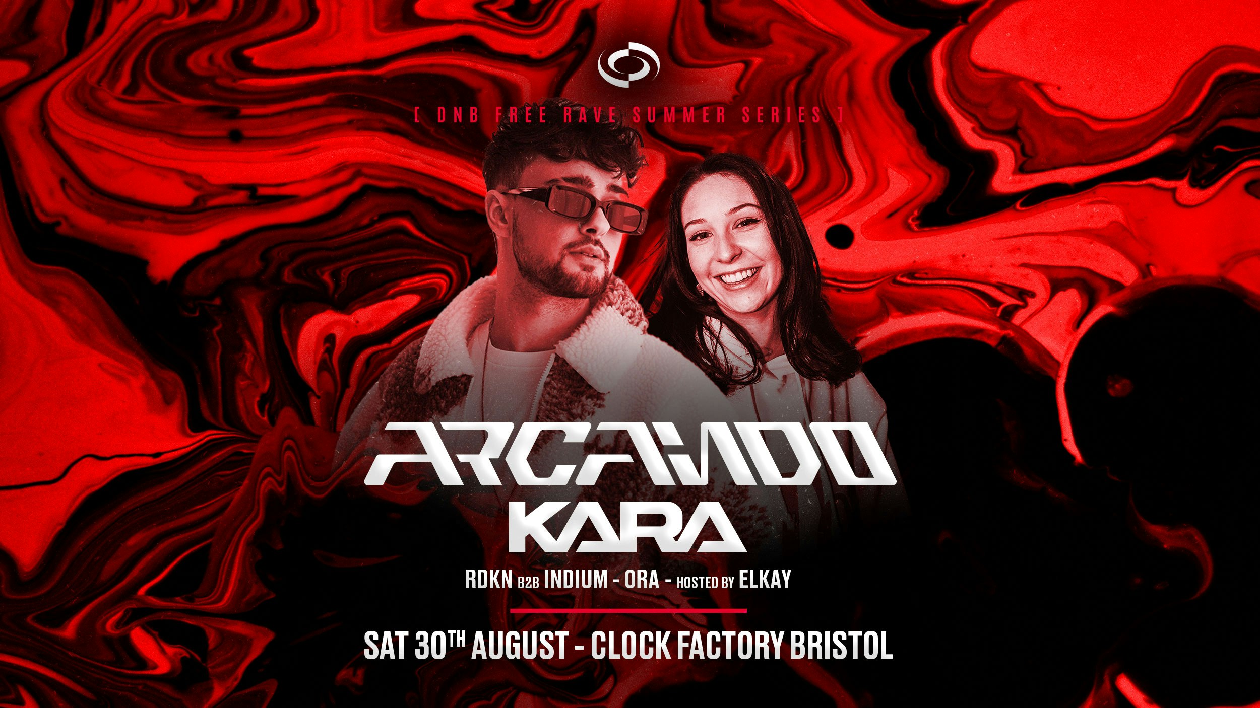 DNB FREE Rave [Bristol Summer Series] • Arcando + Kara