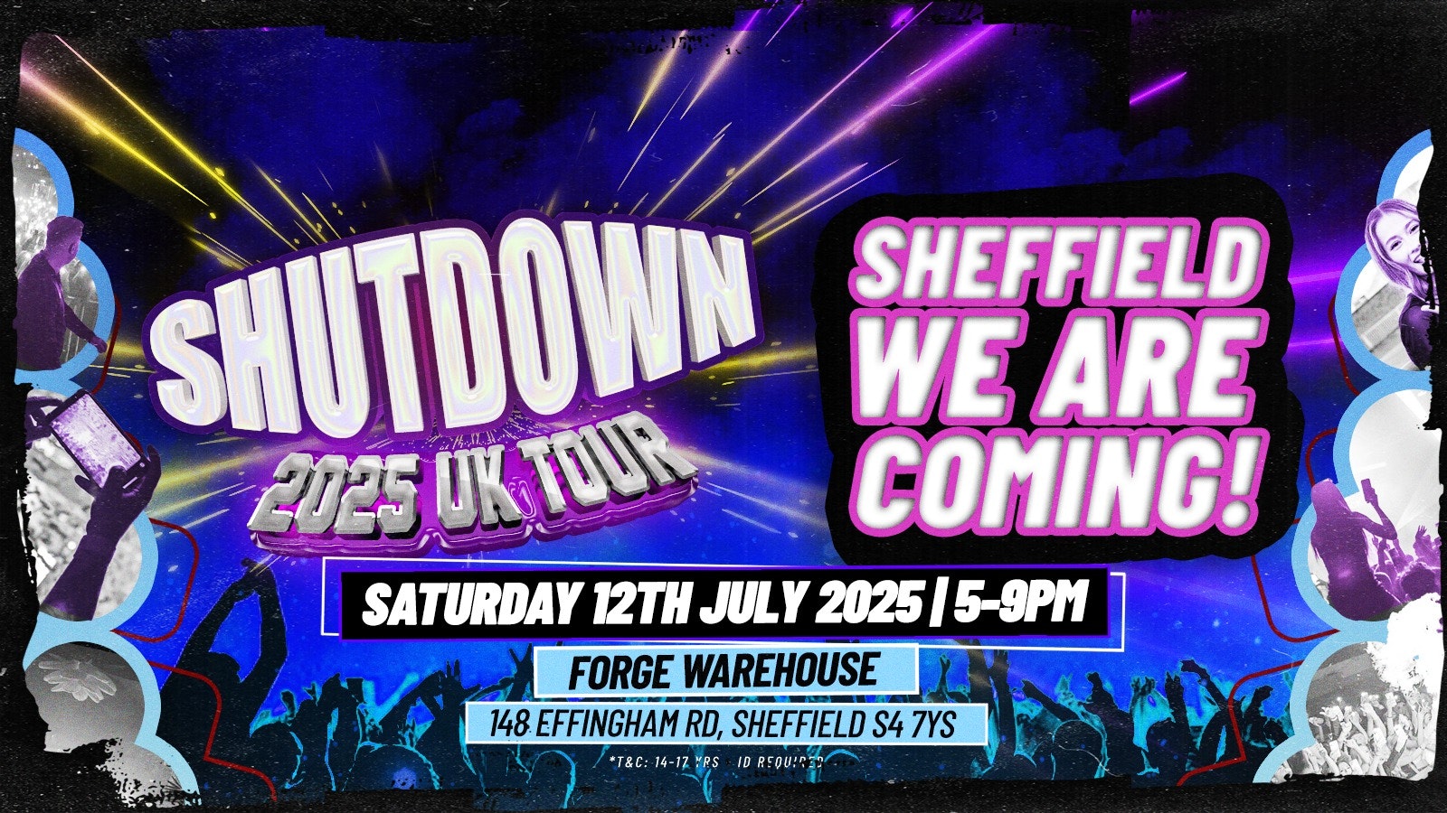 Shutdown UK Tour – Sheffield – 12th July