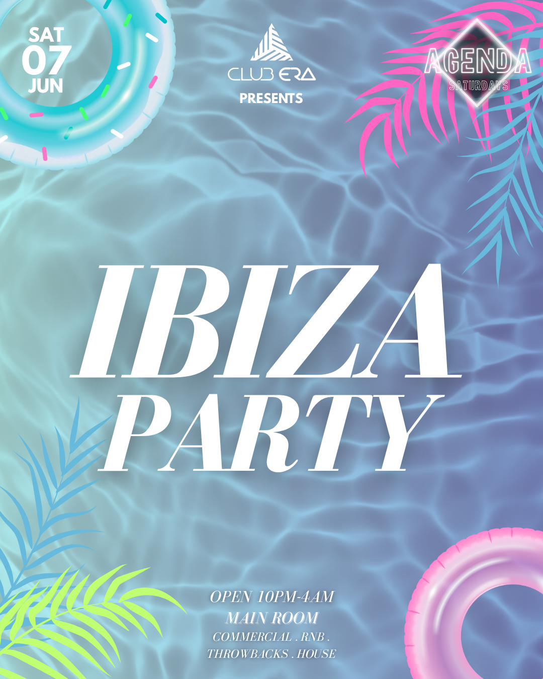 AGENDA SATURDAYS – IBIZA PARTY – BOOTHS