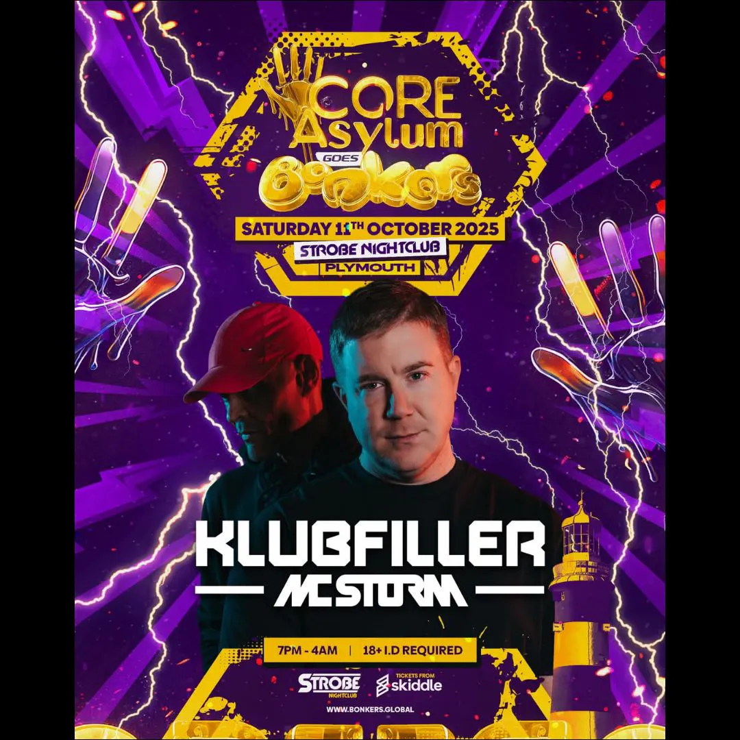 CORE-ASYLUM GOES BONKERS at Strobe Nightclub, Plymouth on 11th Oct 2025 ...