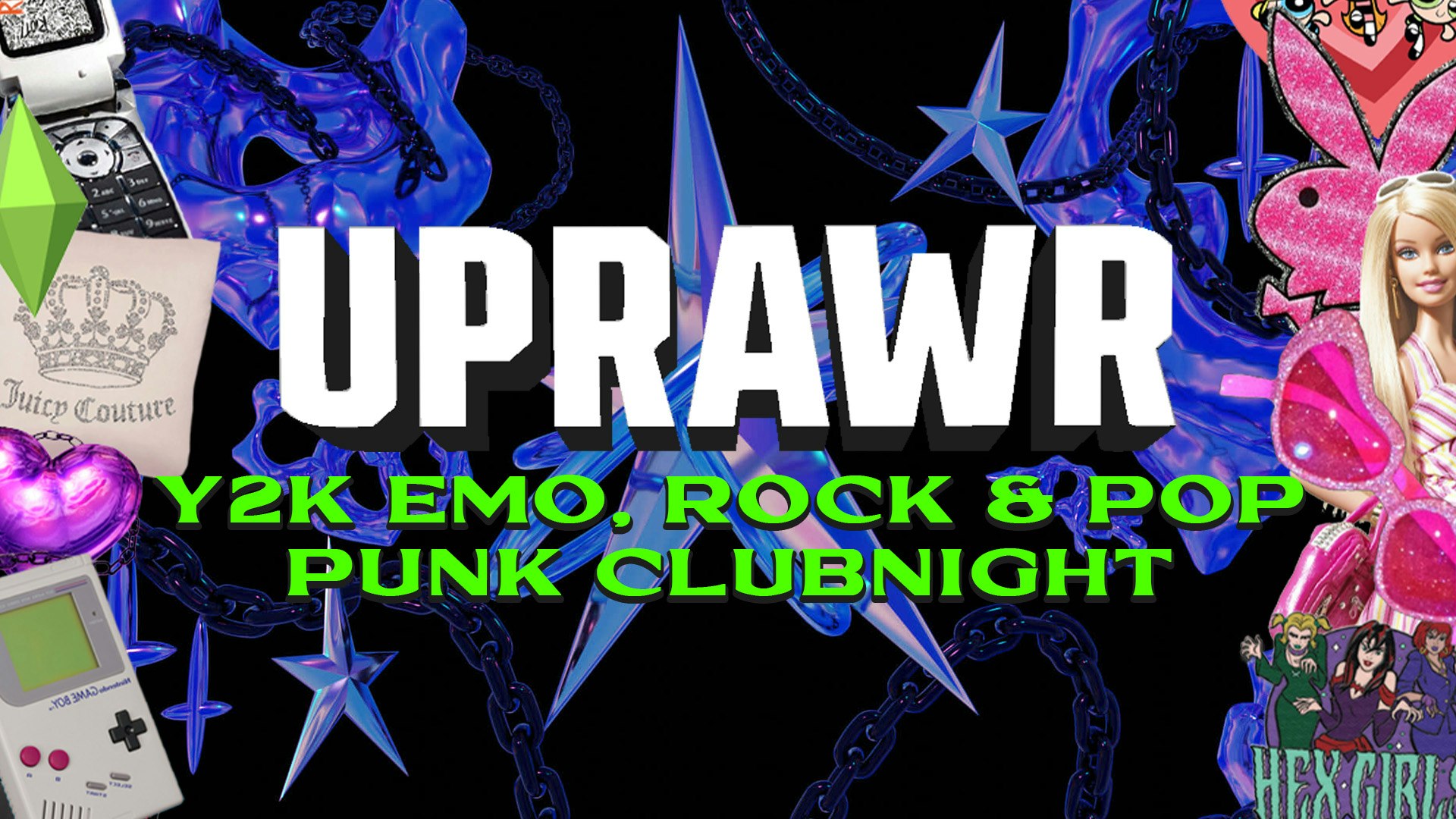 uprawr: y2k rock, emo, pop punk + indie clubnight
