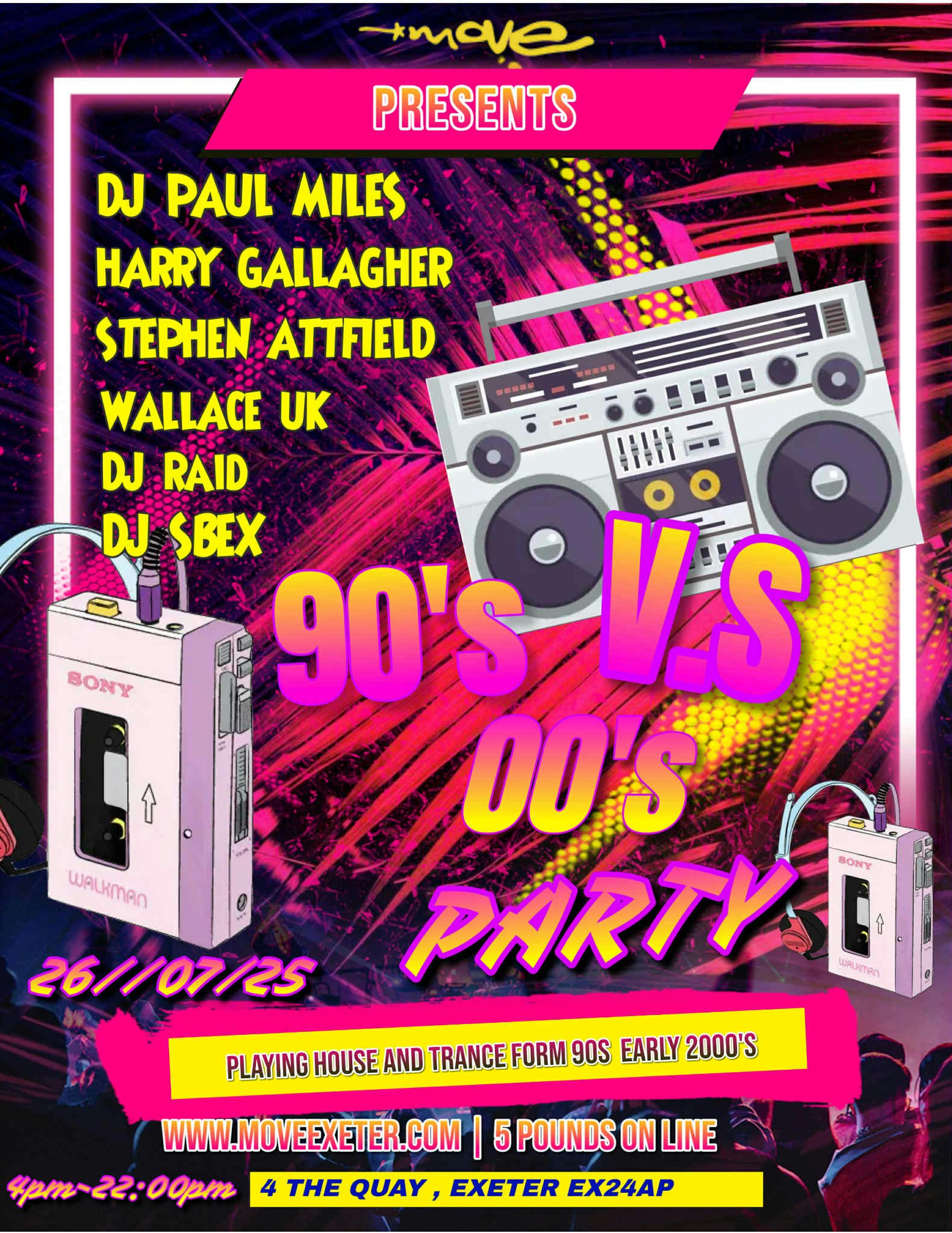 90S V 00s Day Party
