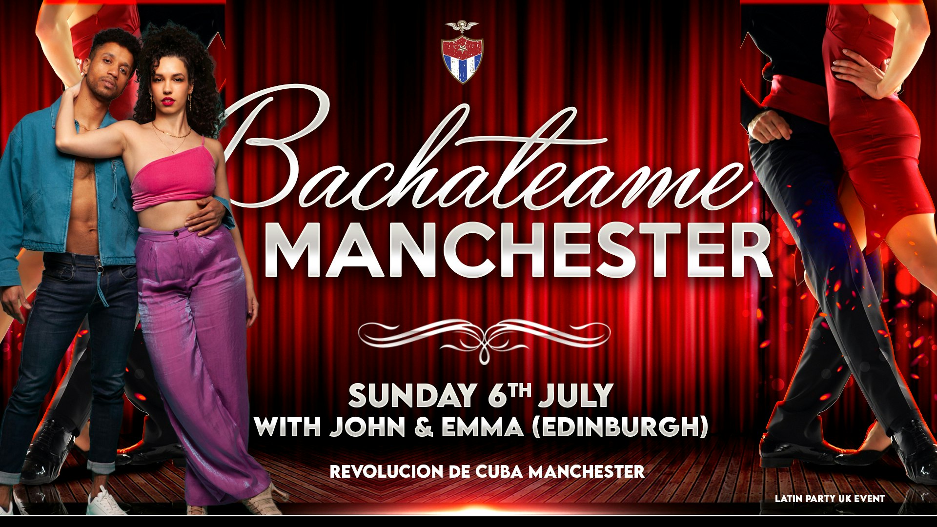 Bachateame Manchester – Sunday 6th July | Revolution de Cuba