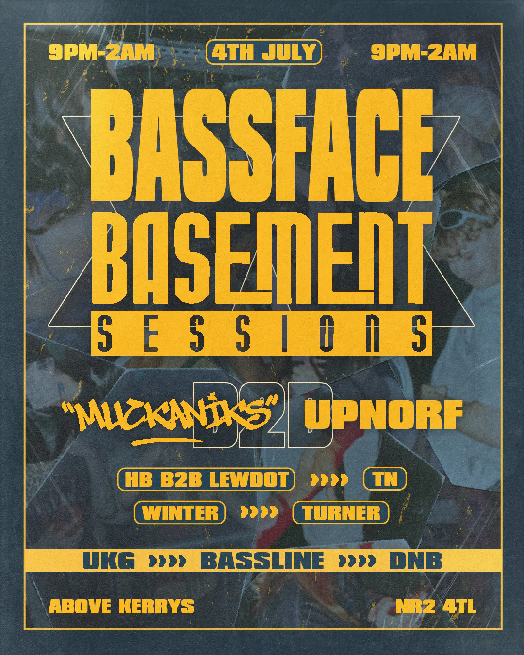 BASEMENT X BASSFACE SUMMER RAVE at Kerry’s, Norwich on 4th Jul 2025 ...